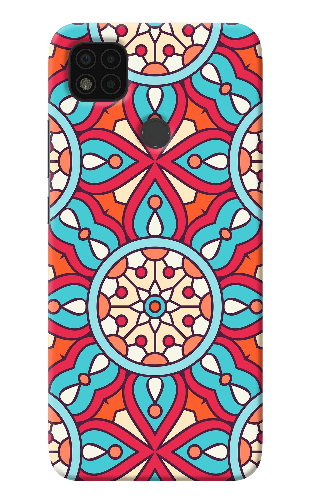 Mandala Geometric Poco C31 Back Cover