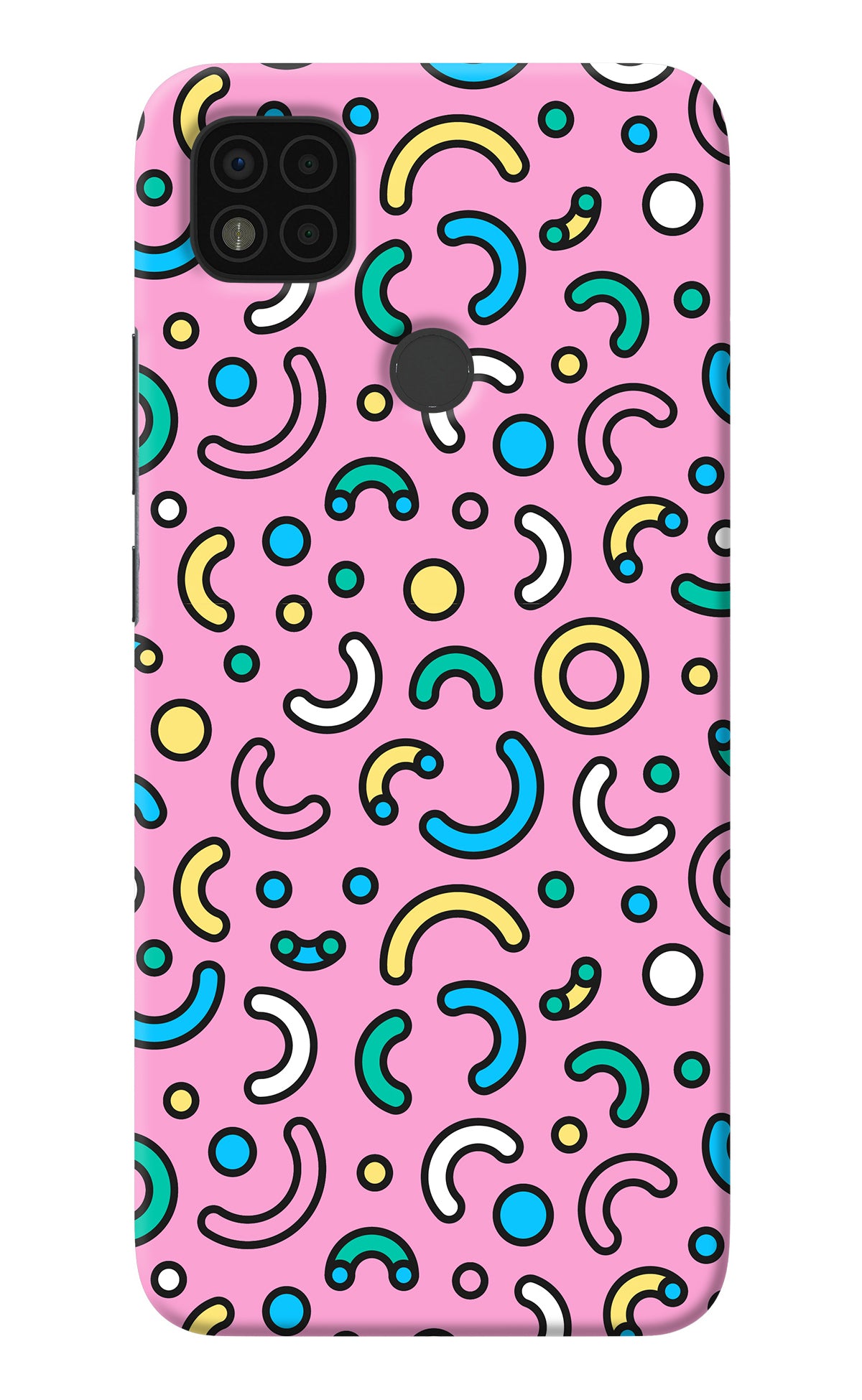 Memphis Design Poco C31 Back Cover