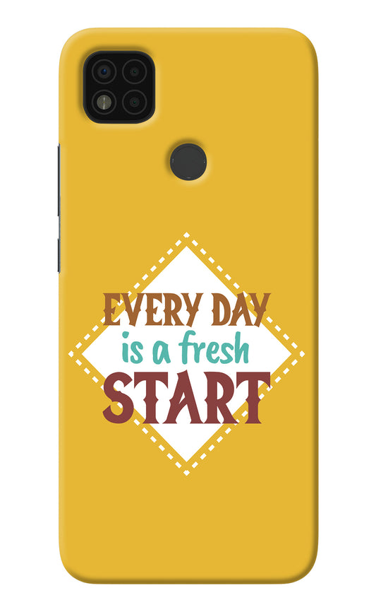 Every day is a Fresh Start Poco C31 Back Cover