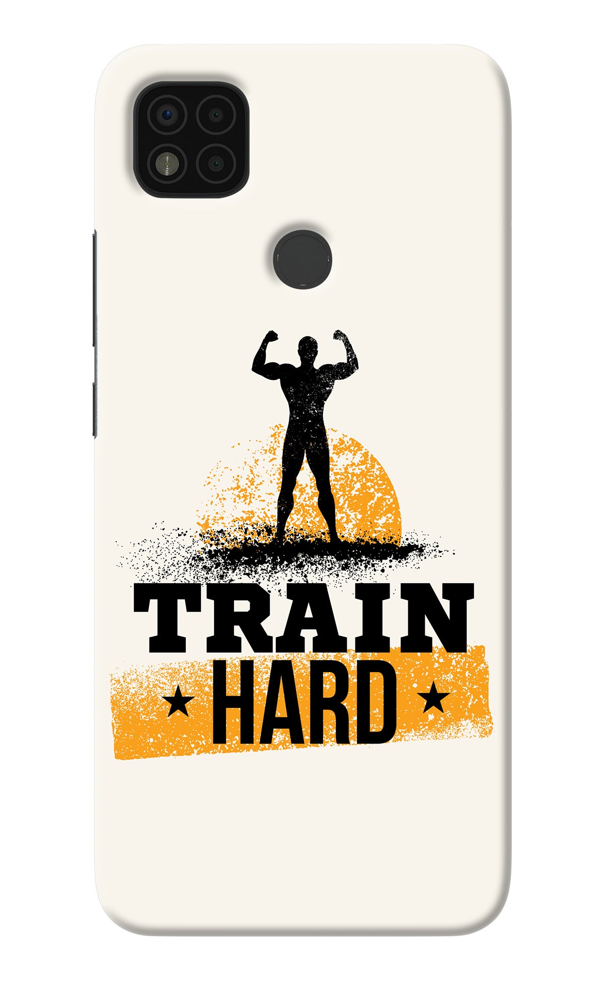 Train Hard Poco C31 Back Cover