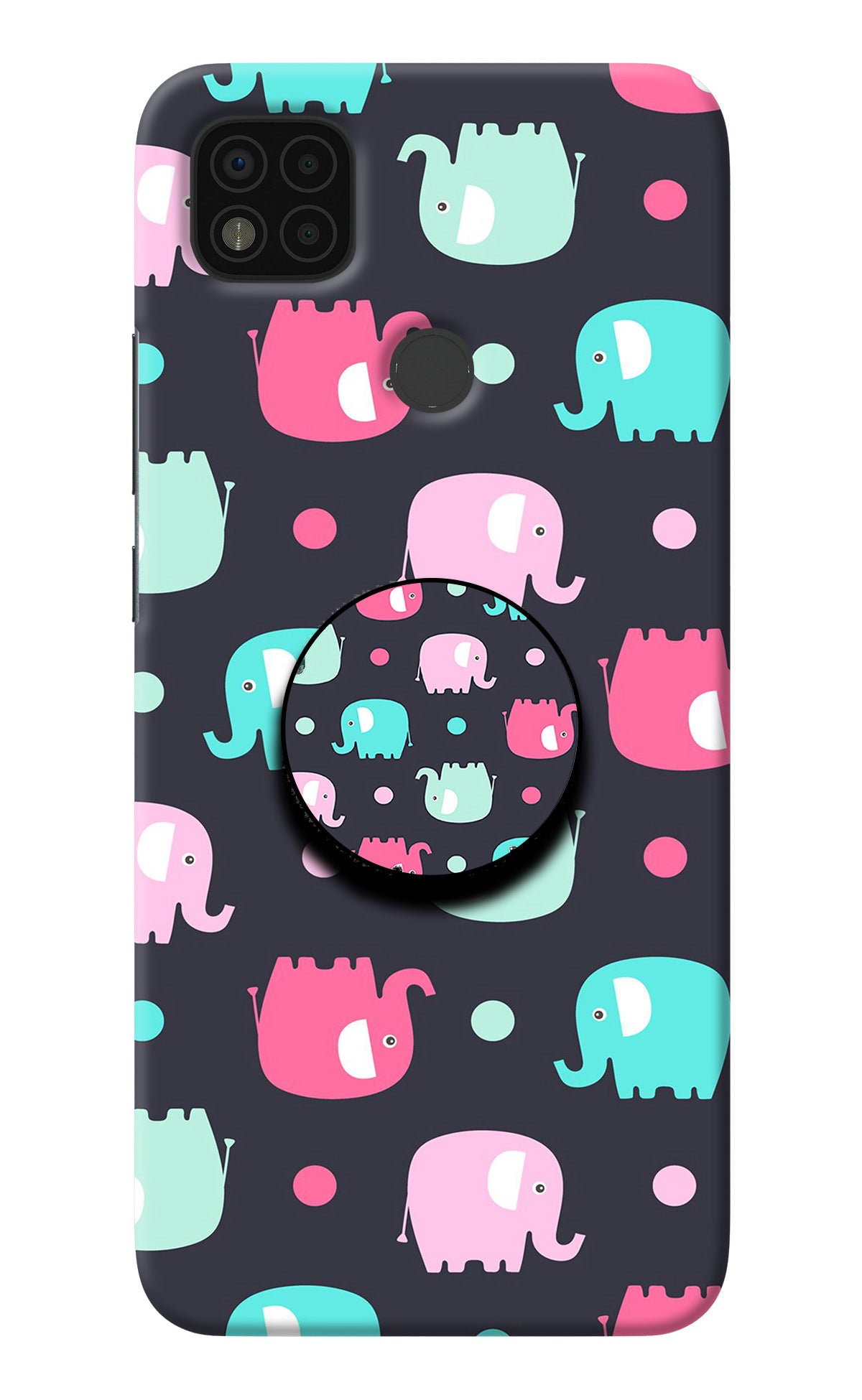 Baby Elephants Poco C31 Pop Case