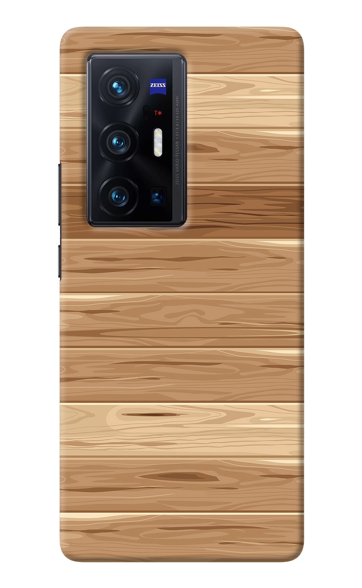 Wooden Vector Vivo X70 Pro+ Back Cover