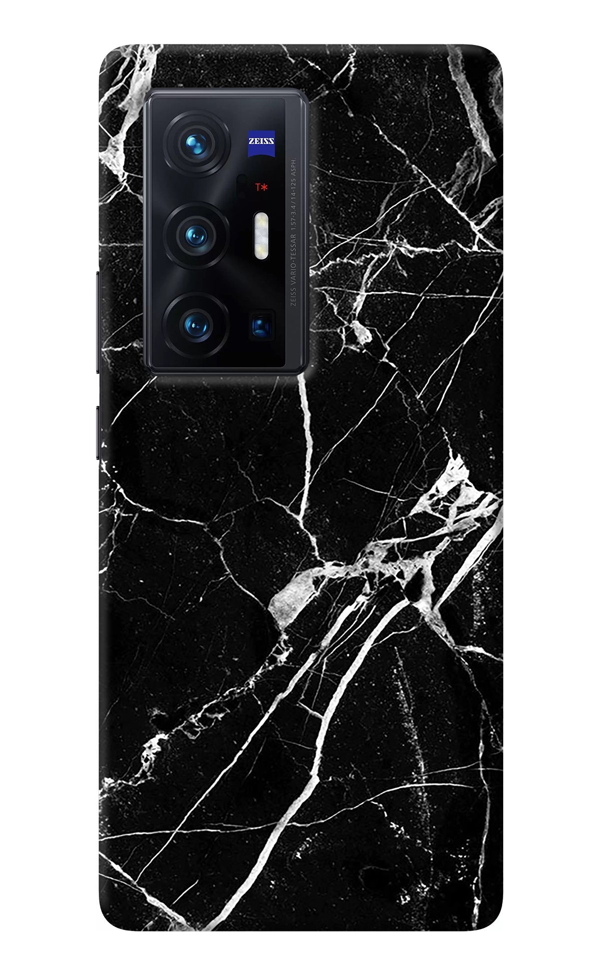 Black Marble Pattern Vivo X70 Pro+ Back Cover