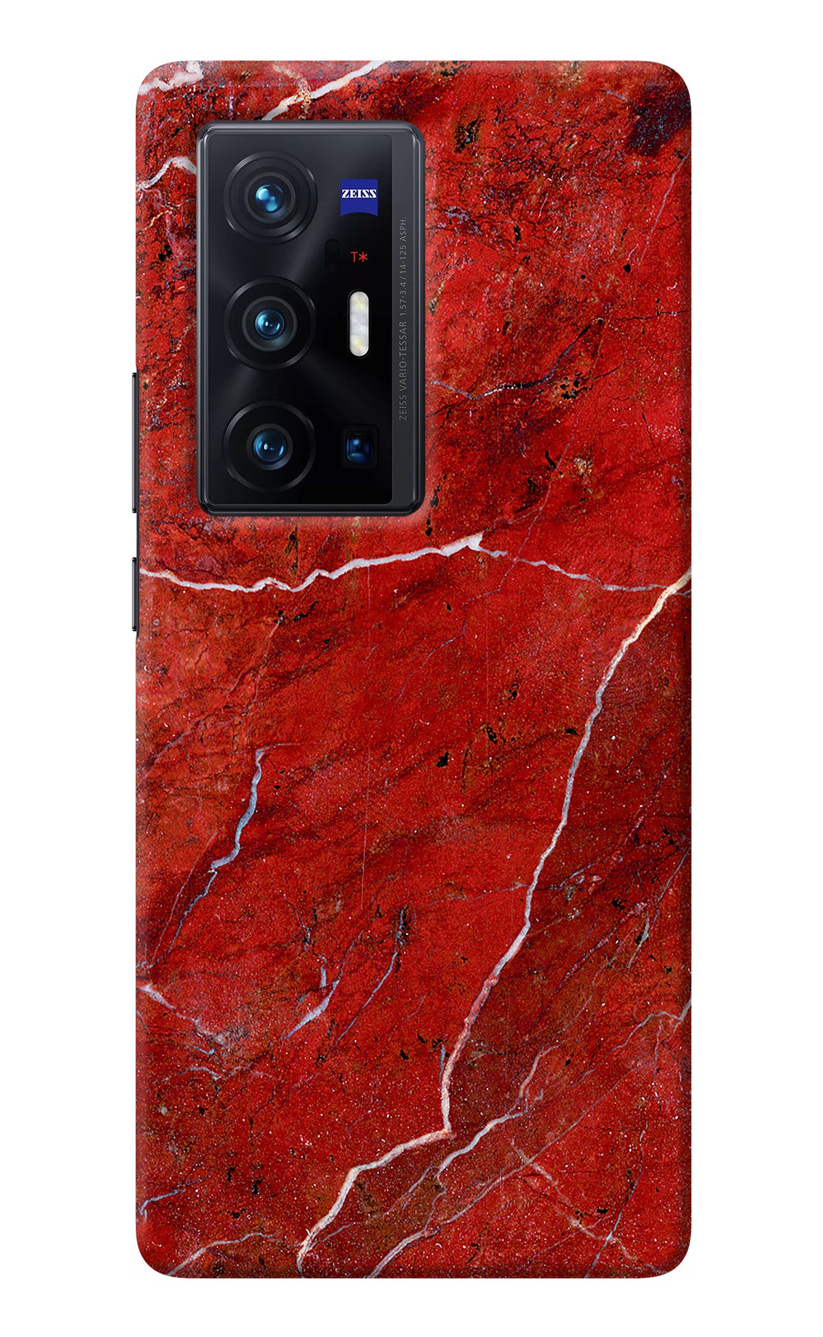 Red Marble Design Vivo X70 Pro+ Back Cover