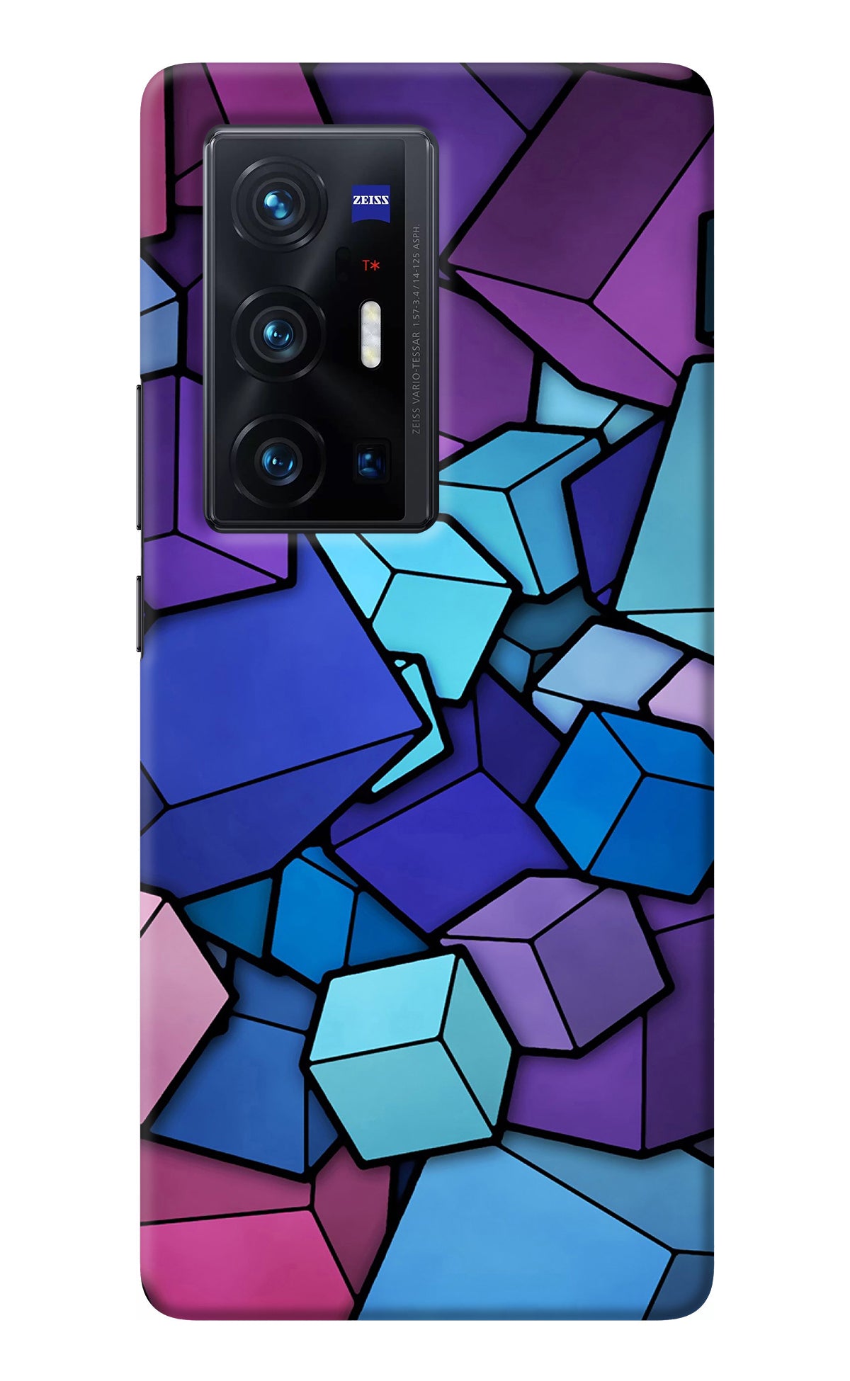 Cubic Abstract Vivo X70 Pro+ Back Cover