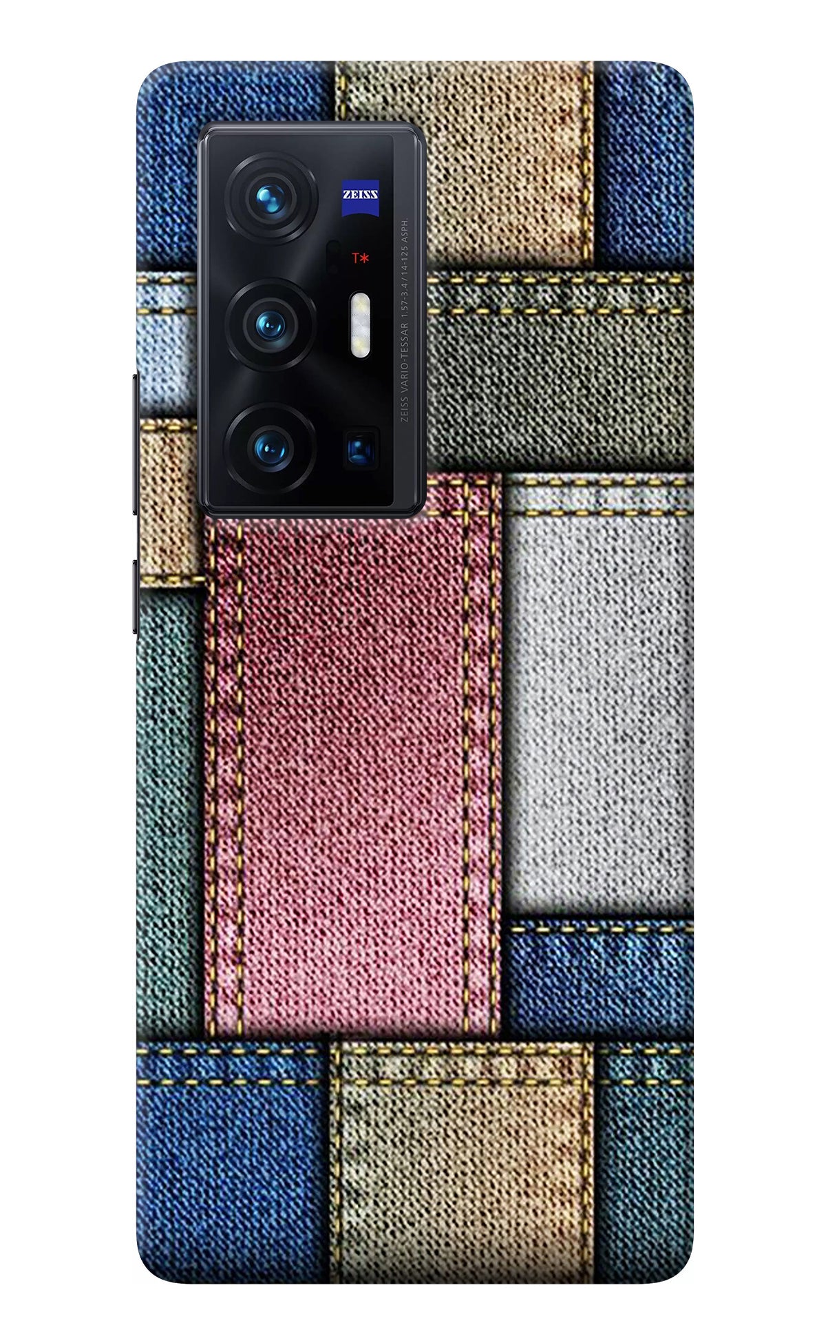 Multicolor Jeans Vivo X70 Pro+ Back Cover