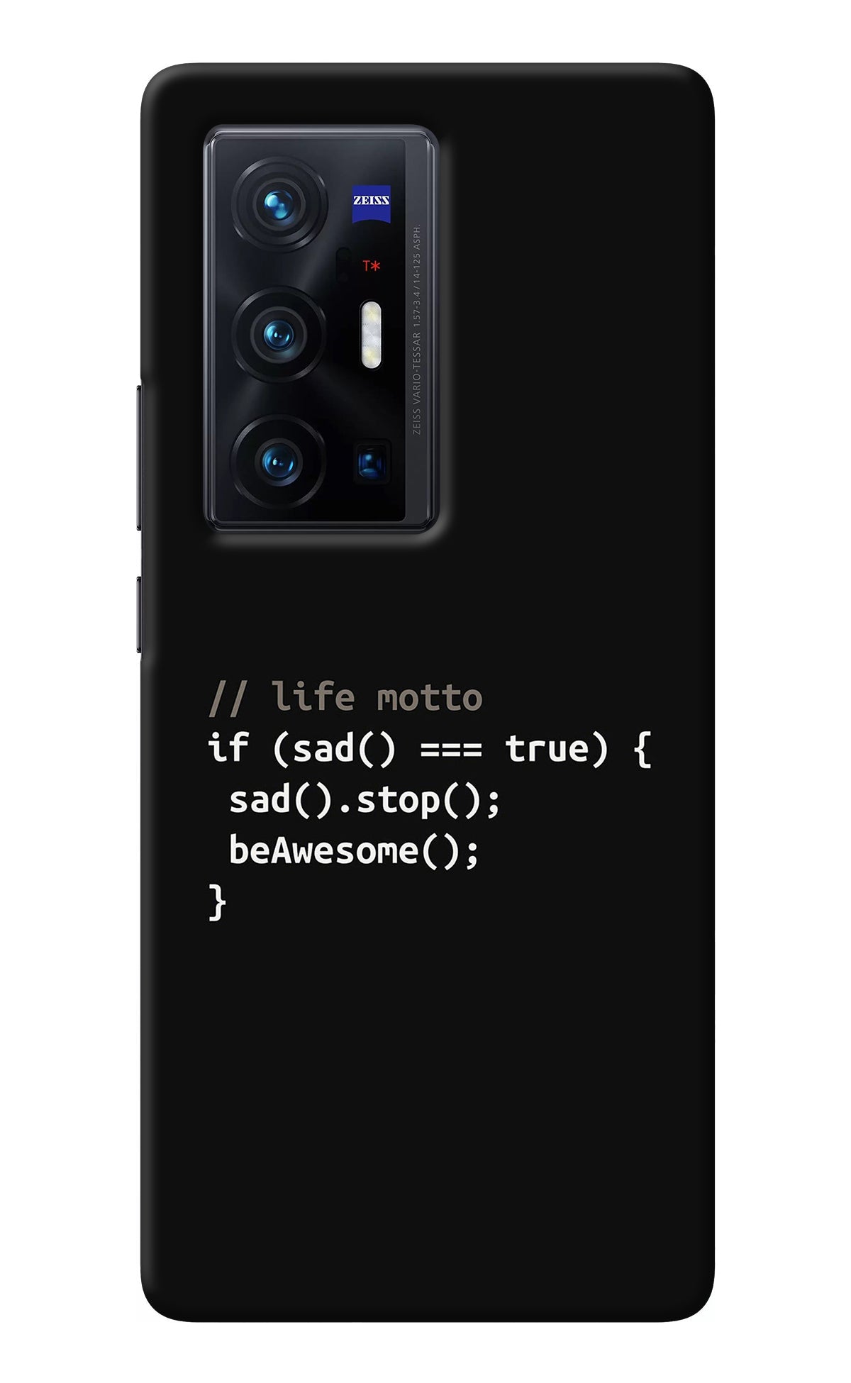 Life Motto Code Vivo X70 Pro+ Back Cover