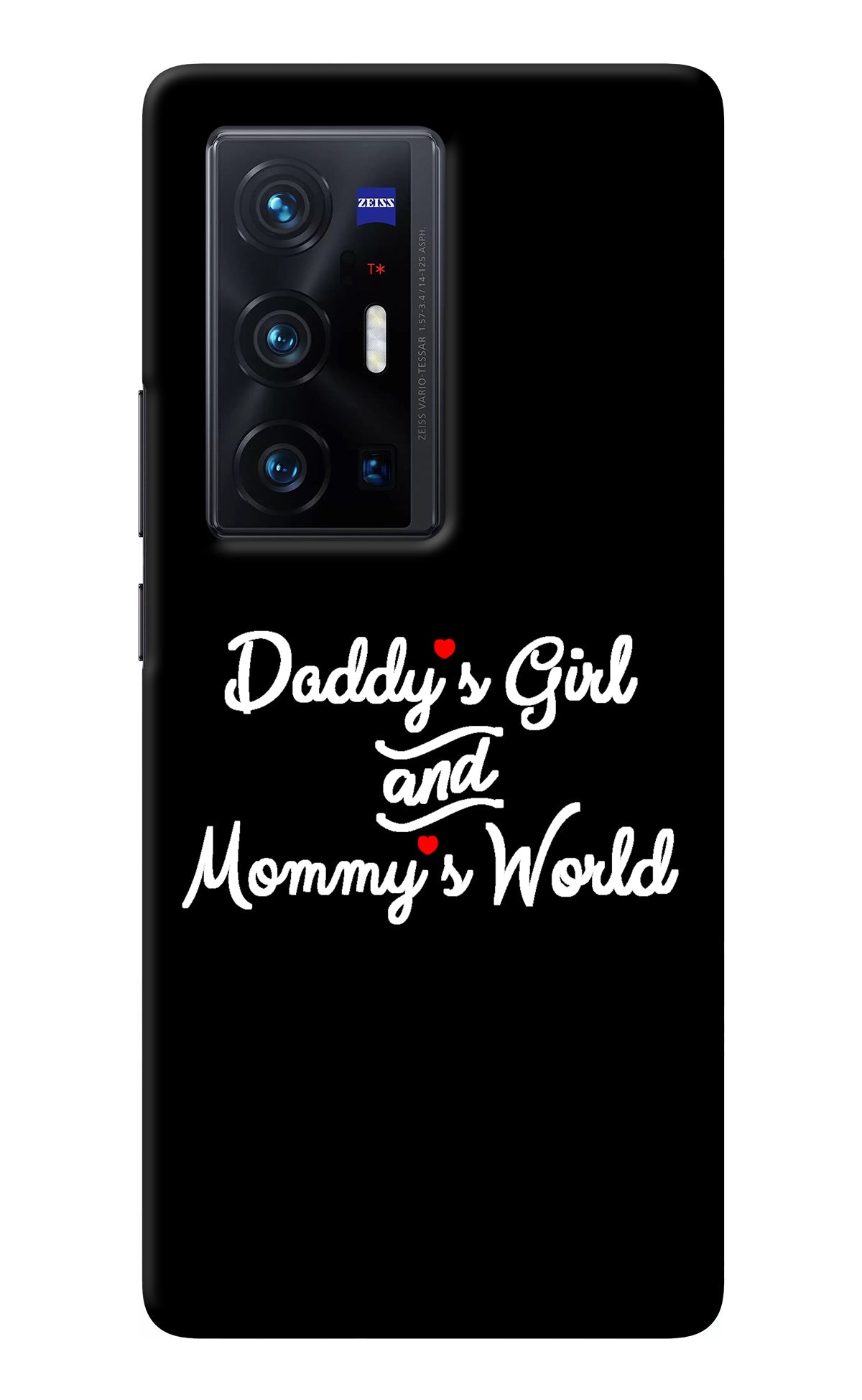 Daddy's Girl and Mommy's World Vivo X70 Pro+ Back Cover