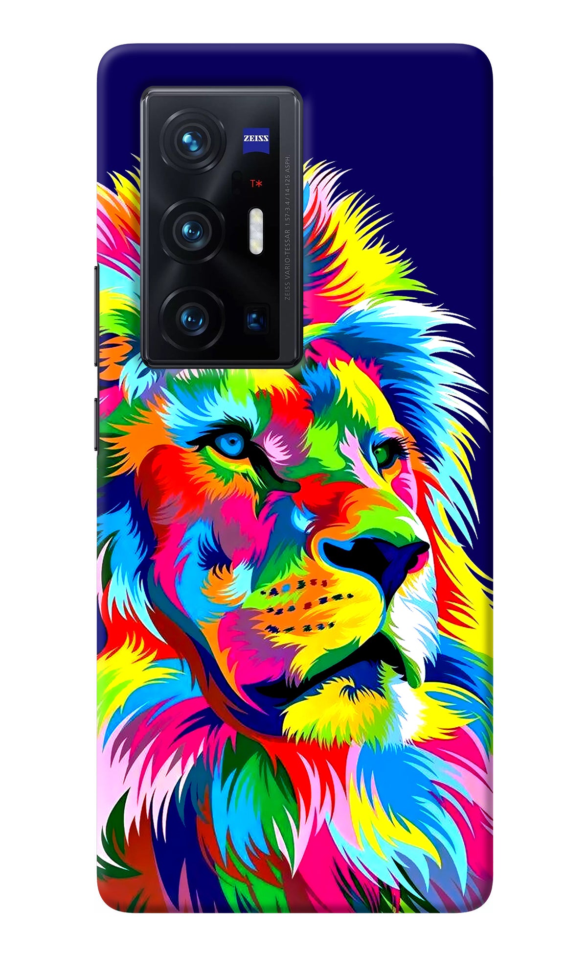 Vector Art Lion Vivo X70 Pro+ Back Cover