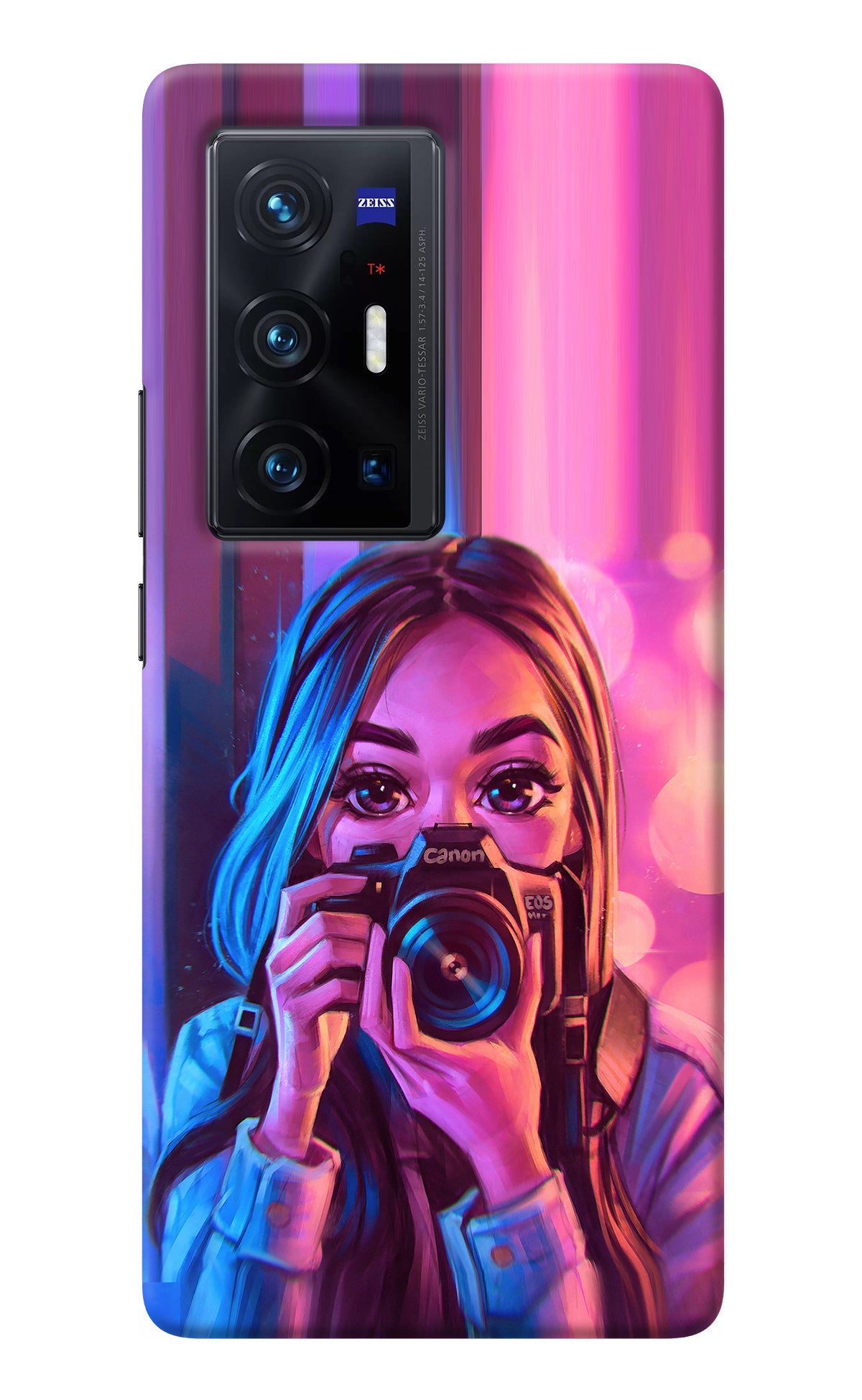 Girl Photographer Vivo X70 Pro+ Back Cover