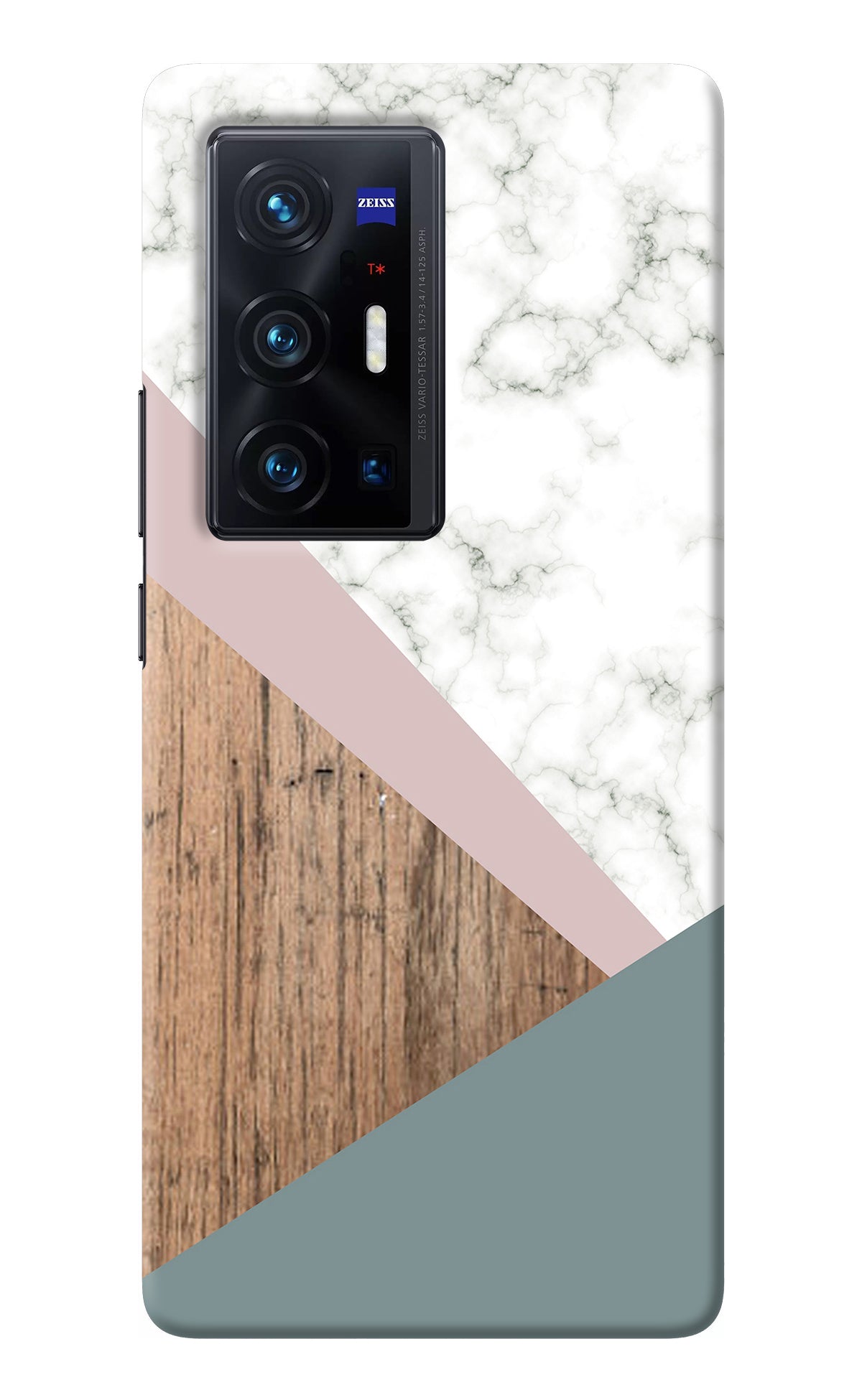 Marble wood Abstract Vivo X70 Pro+ Back Cover