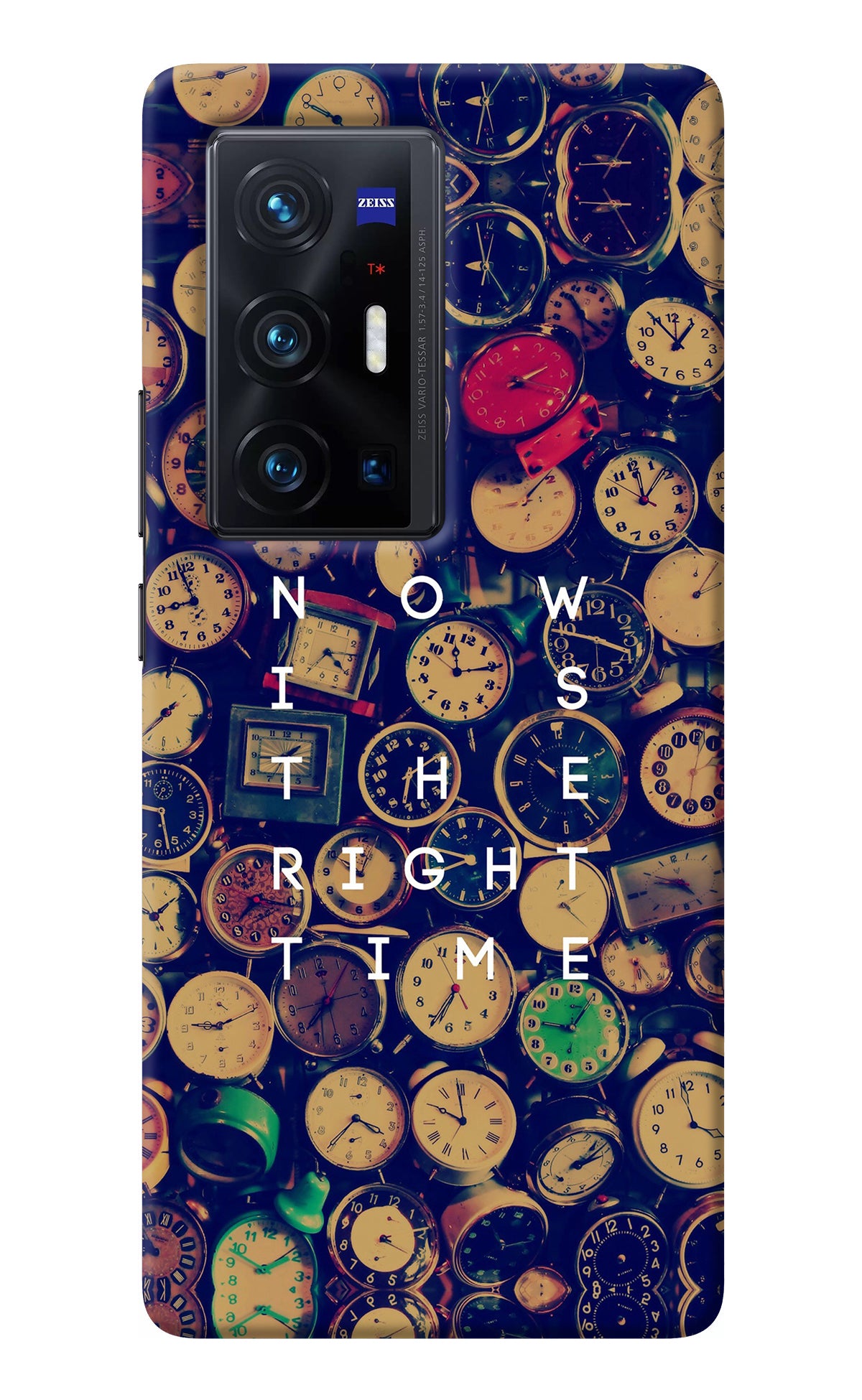 Now is the Right Time Quote Vivo X70 Pro+ Back Cover