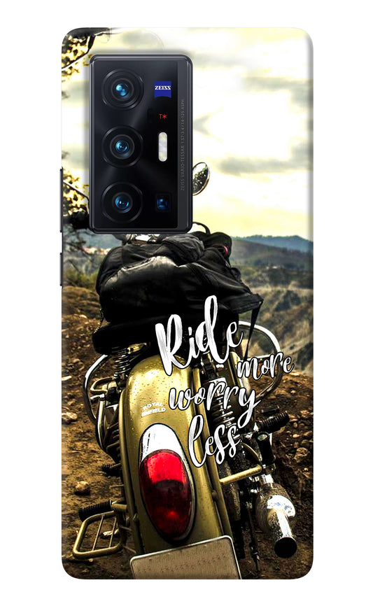 Ride More Worry Less Vivo X70 Pro+ Back Cover