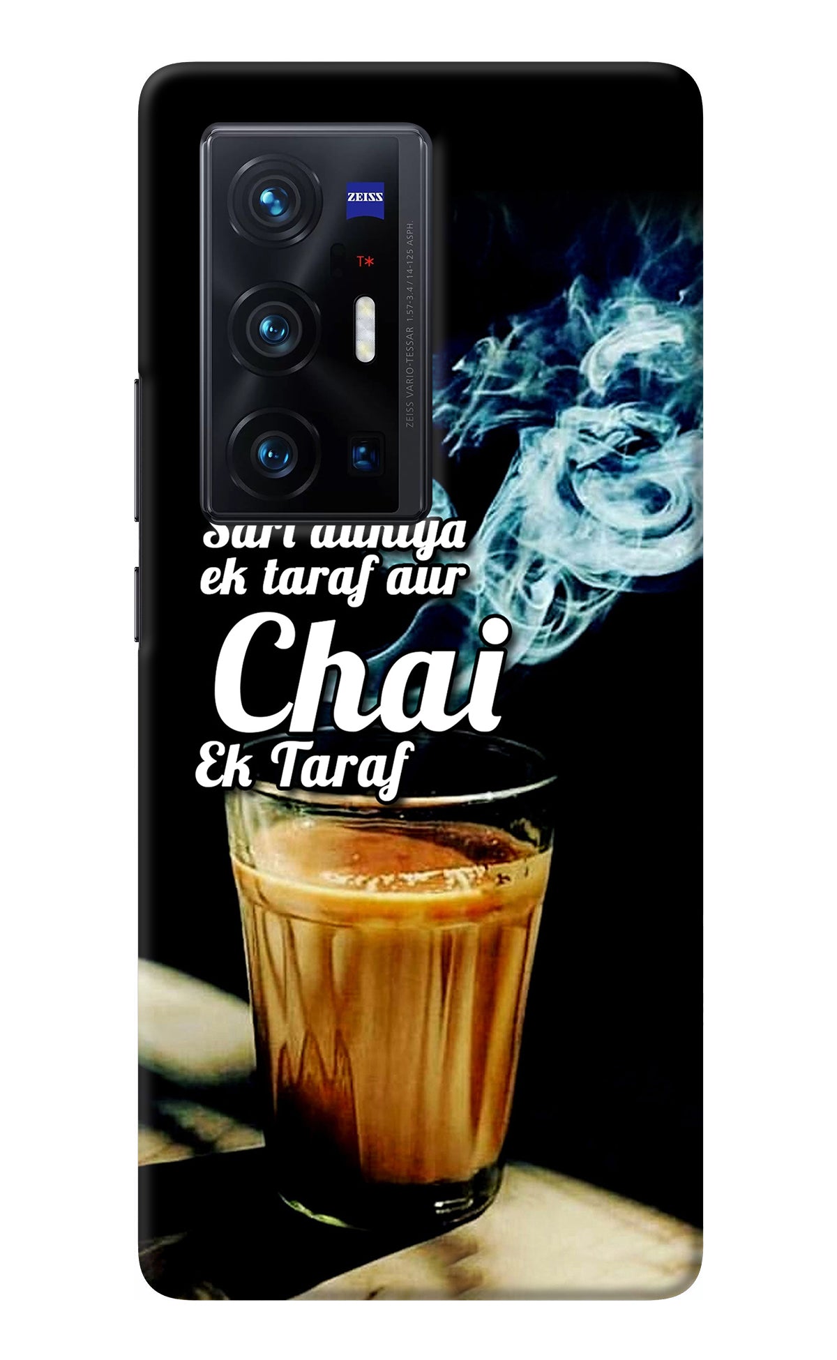 Chai Ek Taraf Quote Vivo X70 Pro+ Back Cover