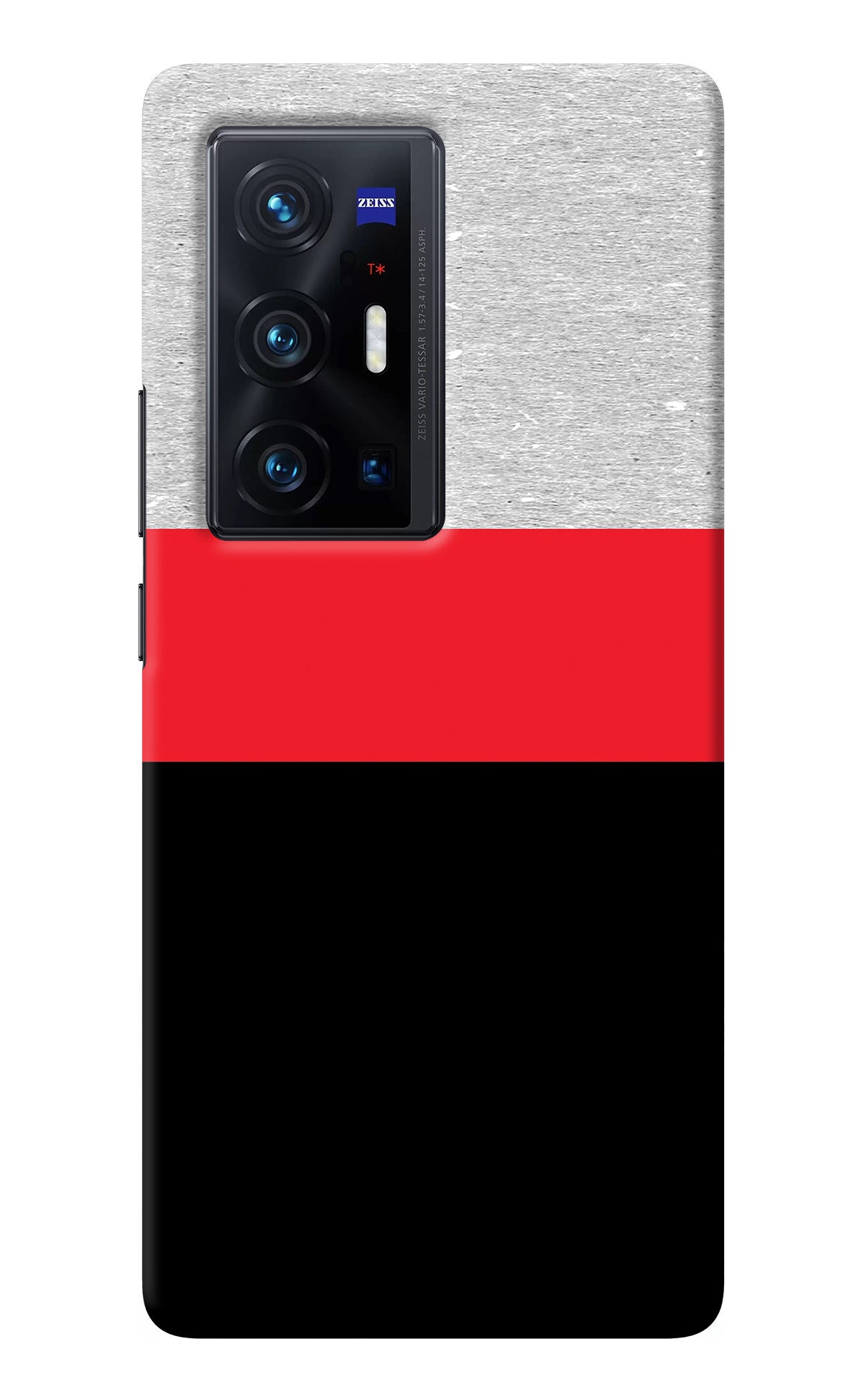 Tri Color Pattern Vivo X70 Pro+ Back Cover