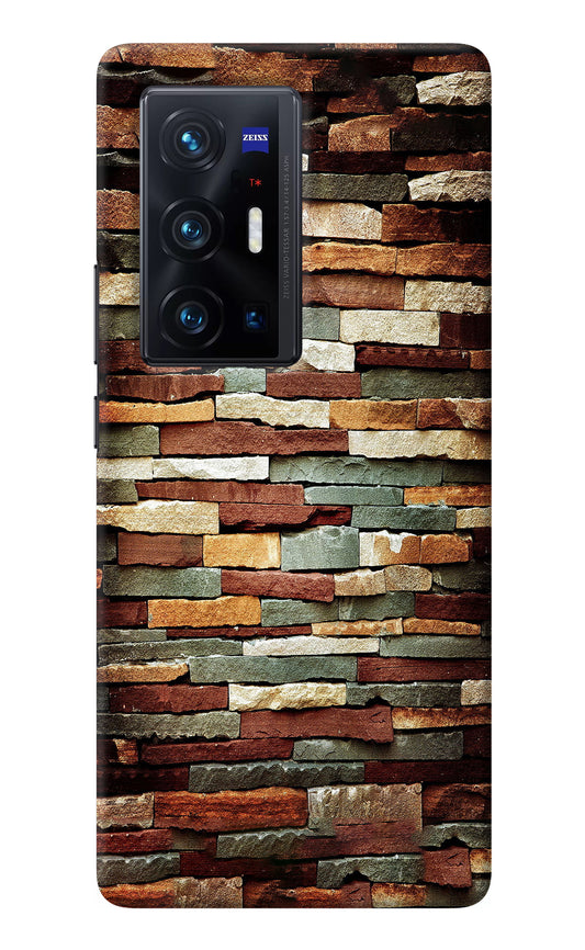 Bricks Pattern Vivo X70 Pro+ Back Cover