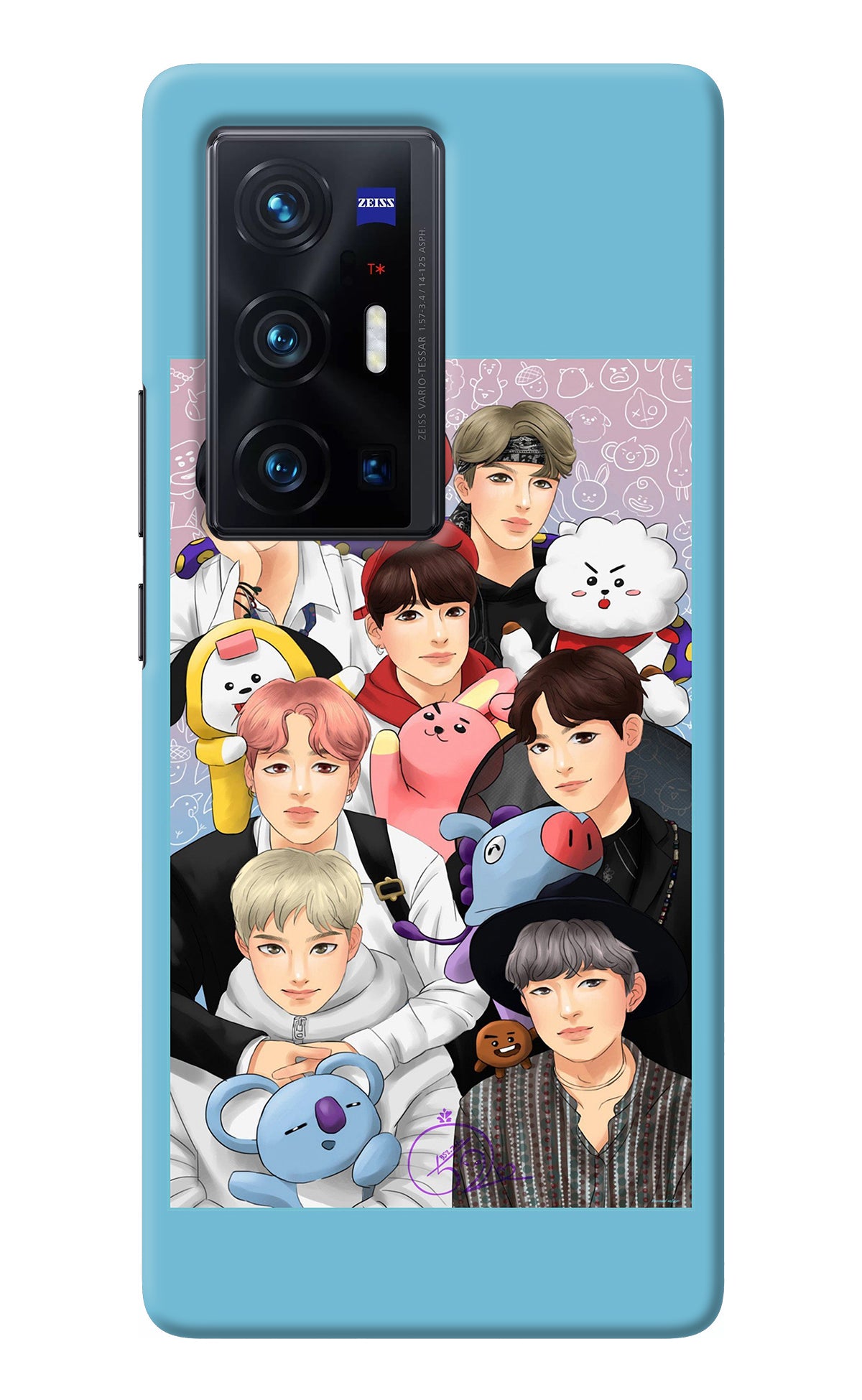 BTS with animals Vivo X70 Pro+ Back Cover