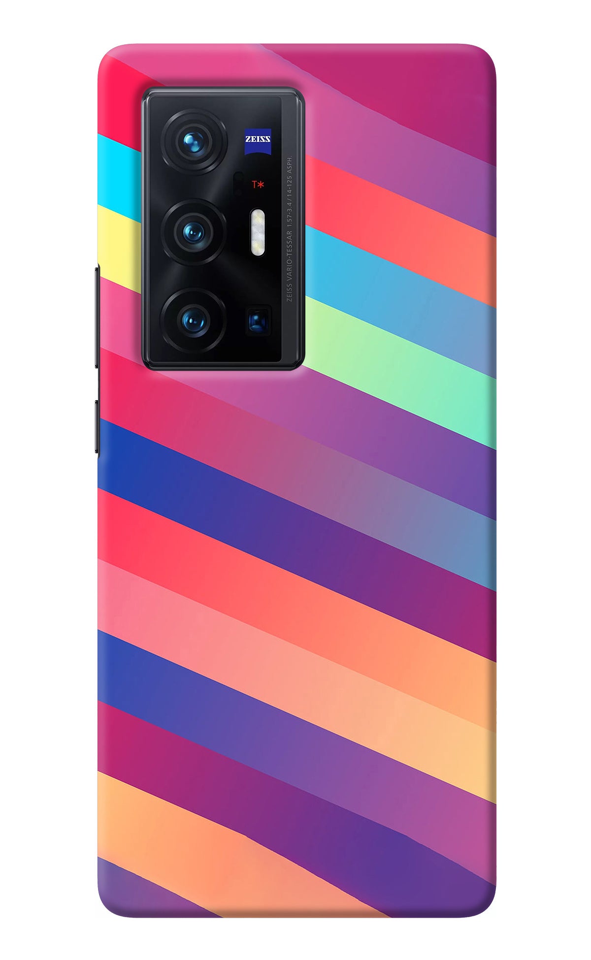 Stripes color Vivo X70 Pro+ Back Cover