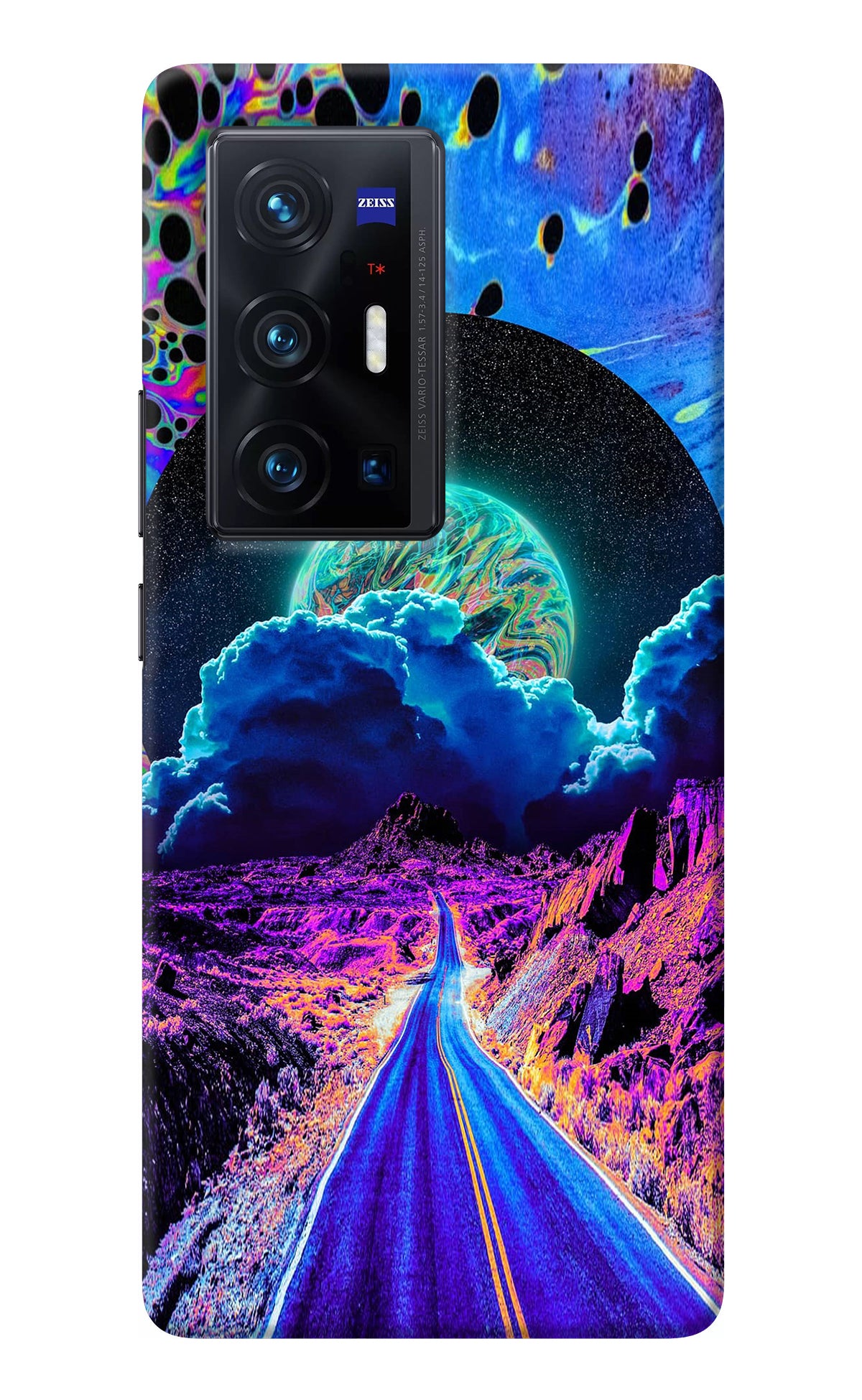 Psychedelic Painting Vivo X70 Pro+ Back Cover