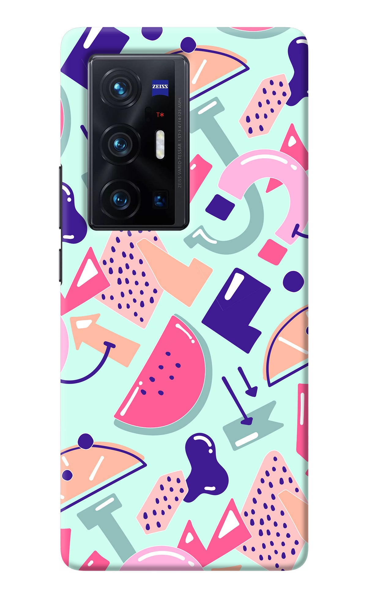 Doodle Pattern Vivo X70 Pro+ Back Cover