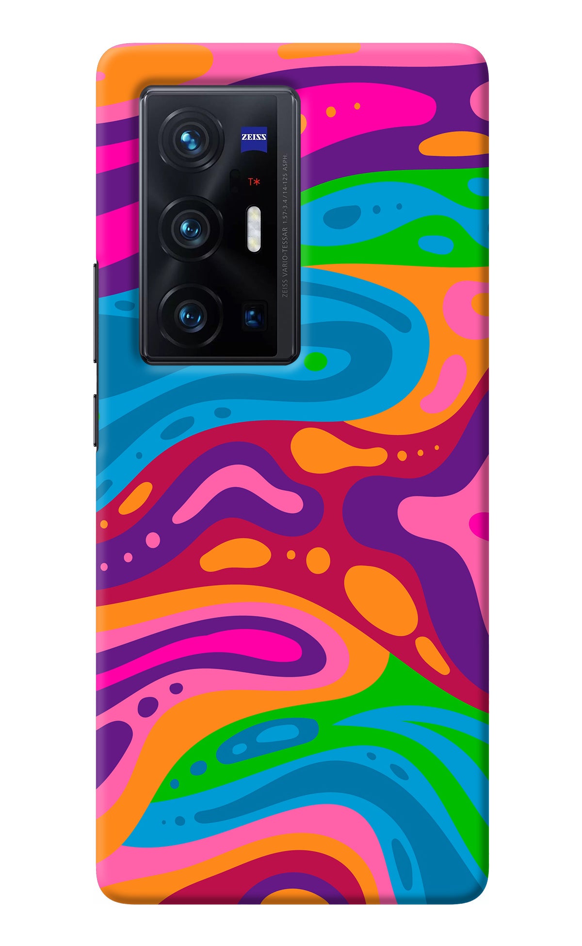 Trippy Pattern Vivo X70 Pro+ Back Cover