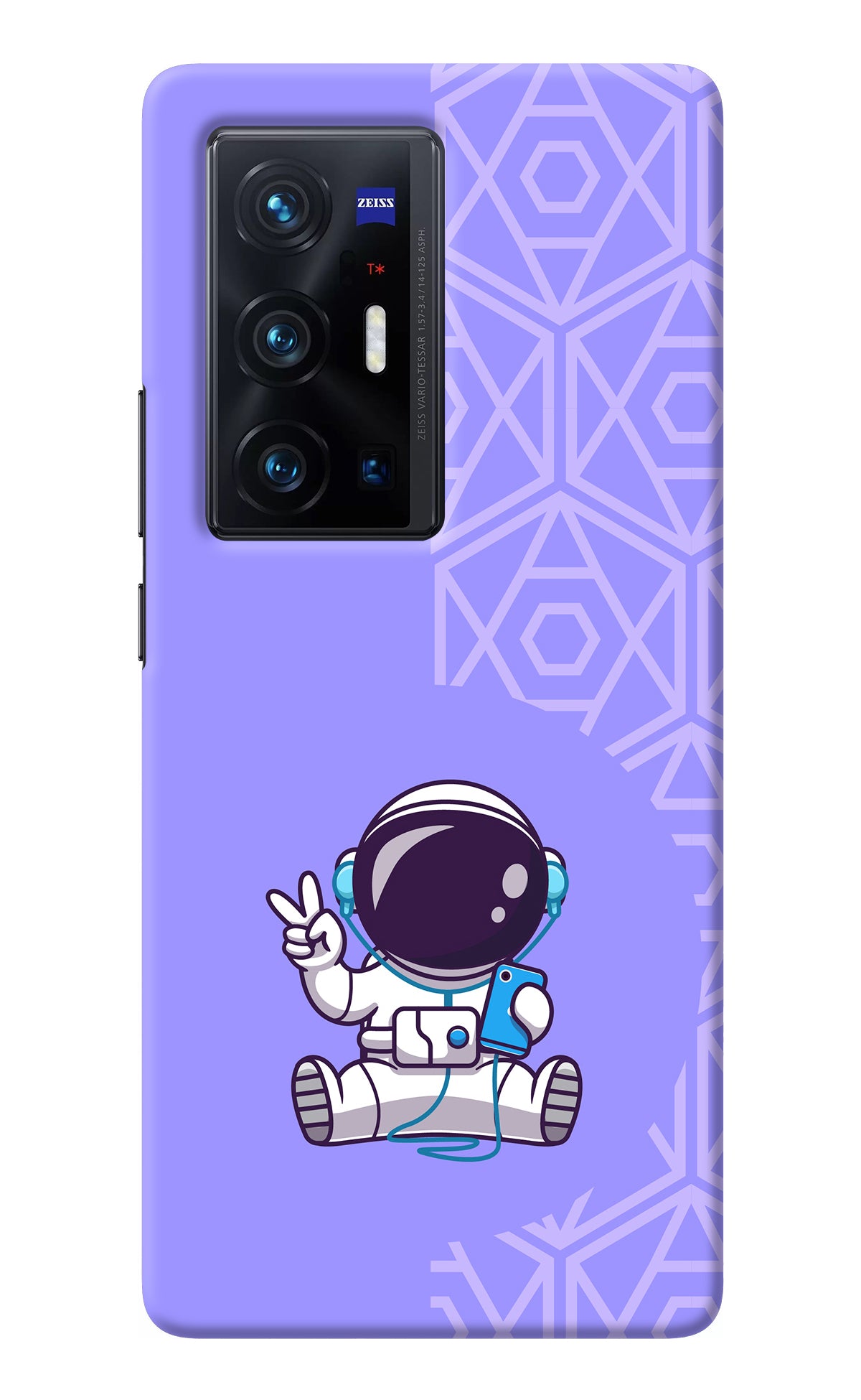 Cute Astronaut Chilling Vivo X70 Pro+ Back Cover