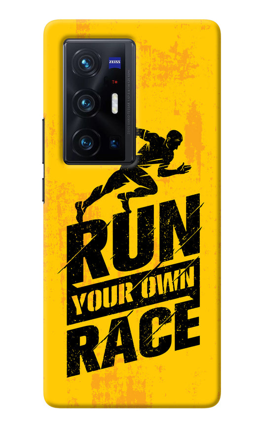 Run Your Own Race Vivo X70 Pro+ Back Cover