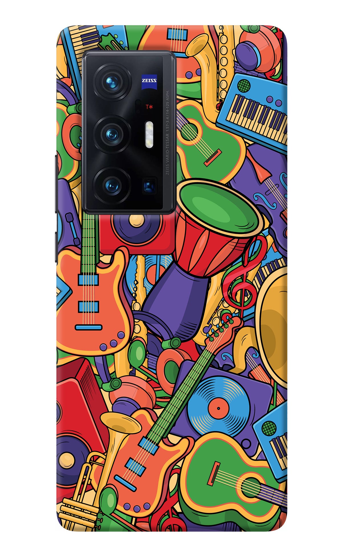 Music Instrument Doodle Vivo X70 Pro+ Back Cover