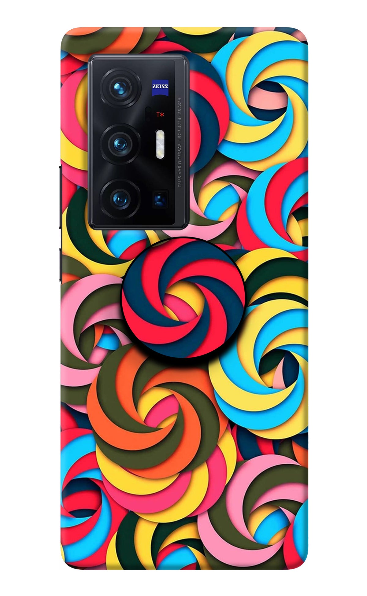 Spiral Pattern Vivo X70 Pro+ Pop Case