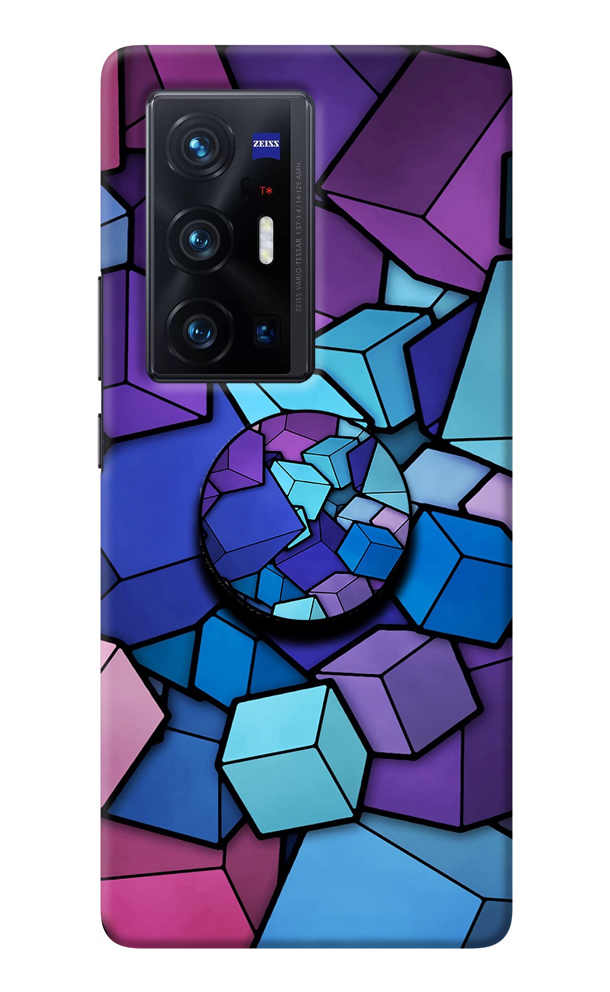 Cubic Abstract Vivo X70 Pro+ Pop Case