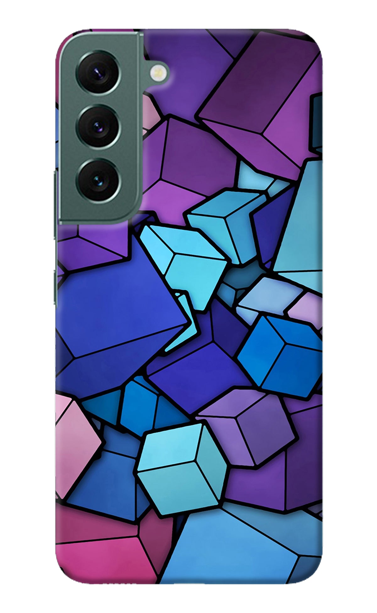 Cubic Abstract Samsung S22 Back Cover