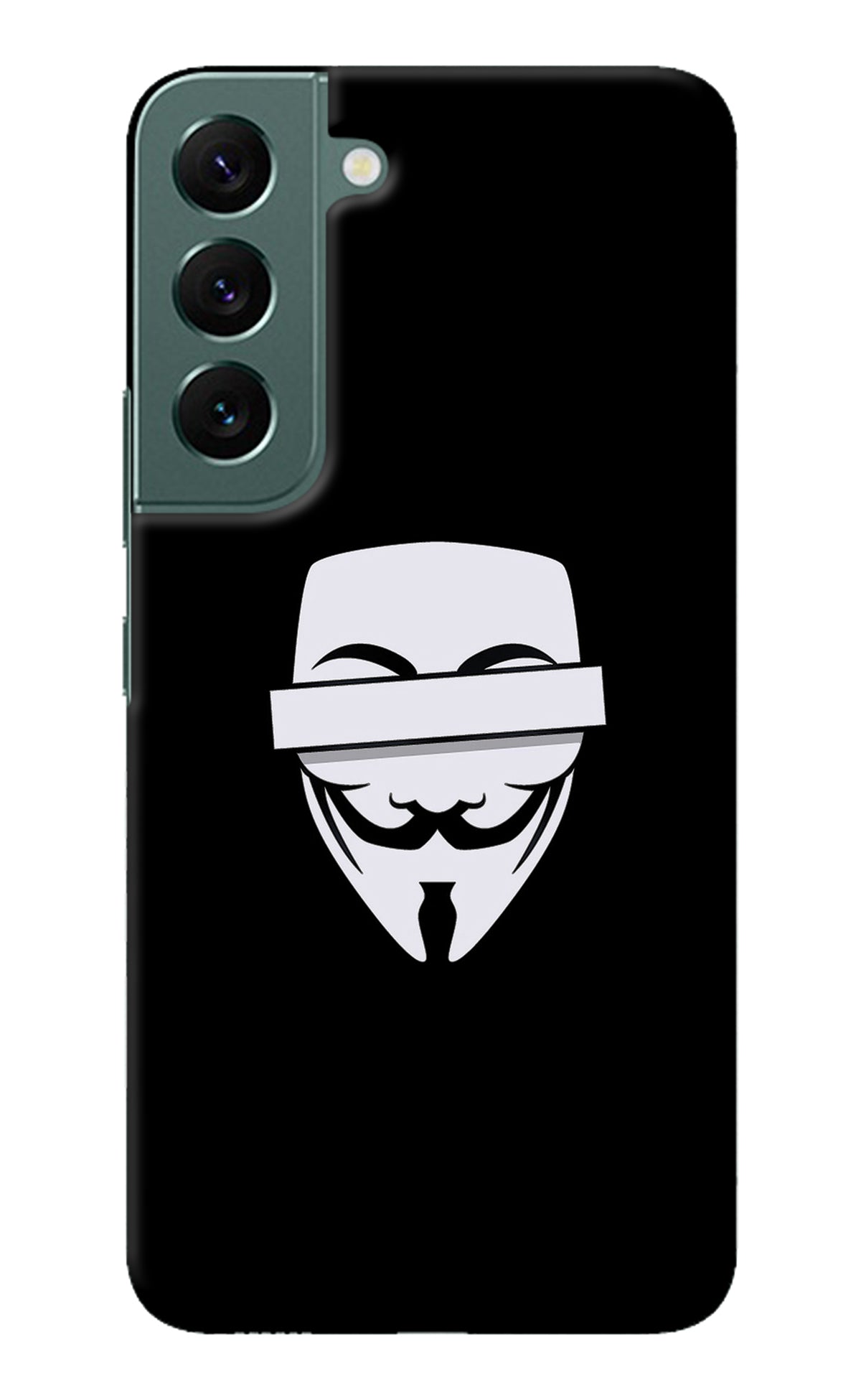 Anonymous Face Samsung S22 Back Cover