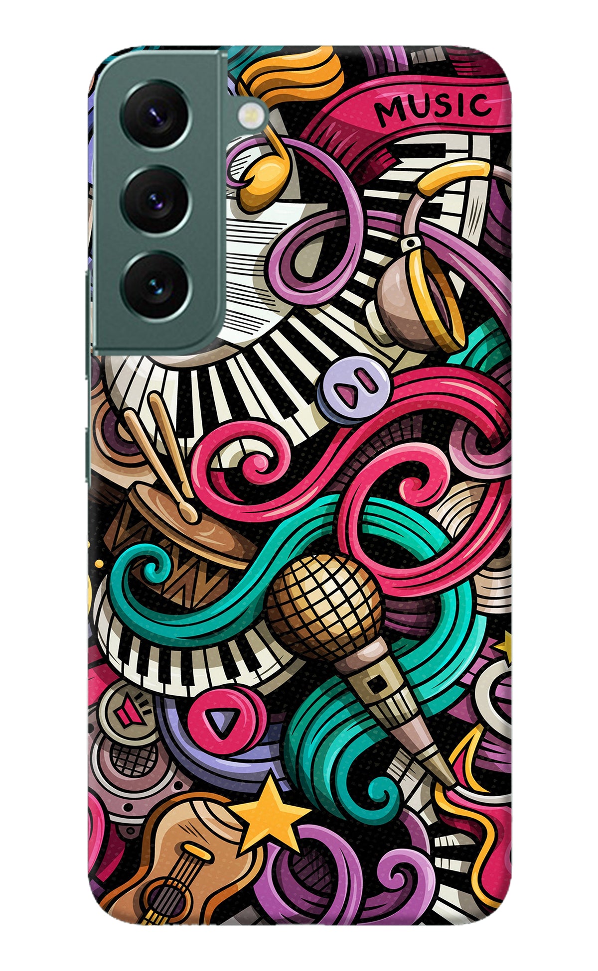 Music Abstract Samsung S22 Back Cover