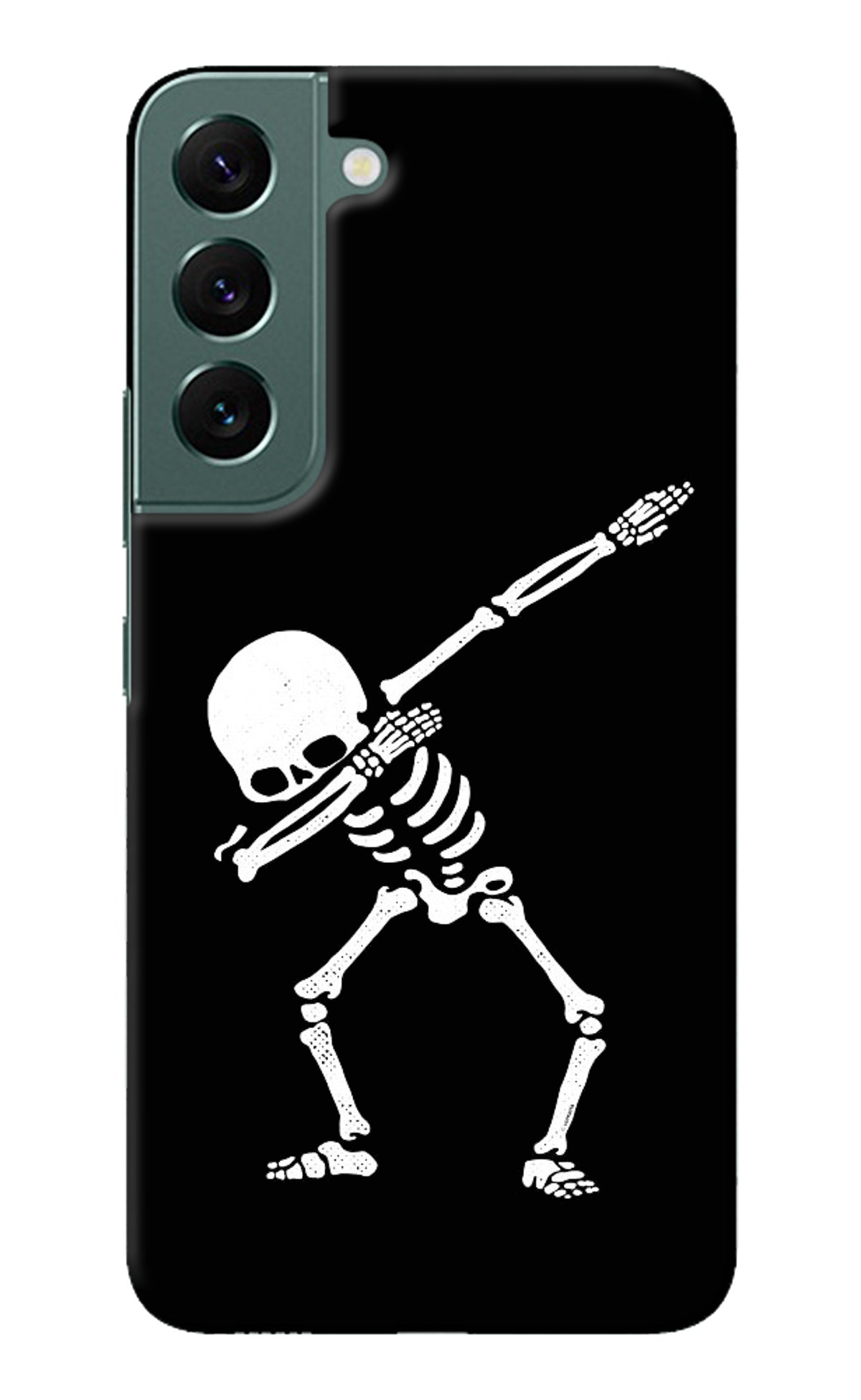 Dabbing Skeleton Art Samsung S22 Back Cover