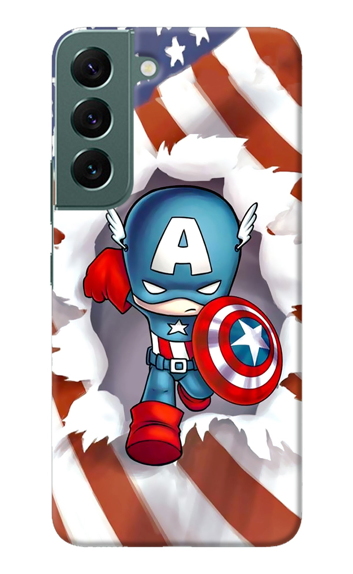 Captain America Samsung S22 Back Cover