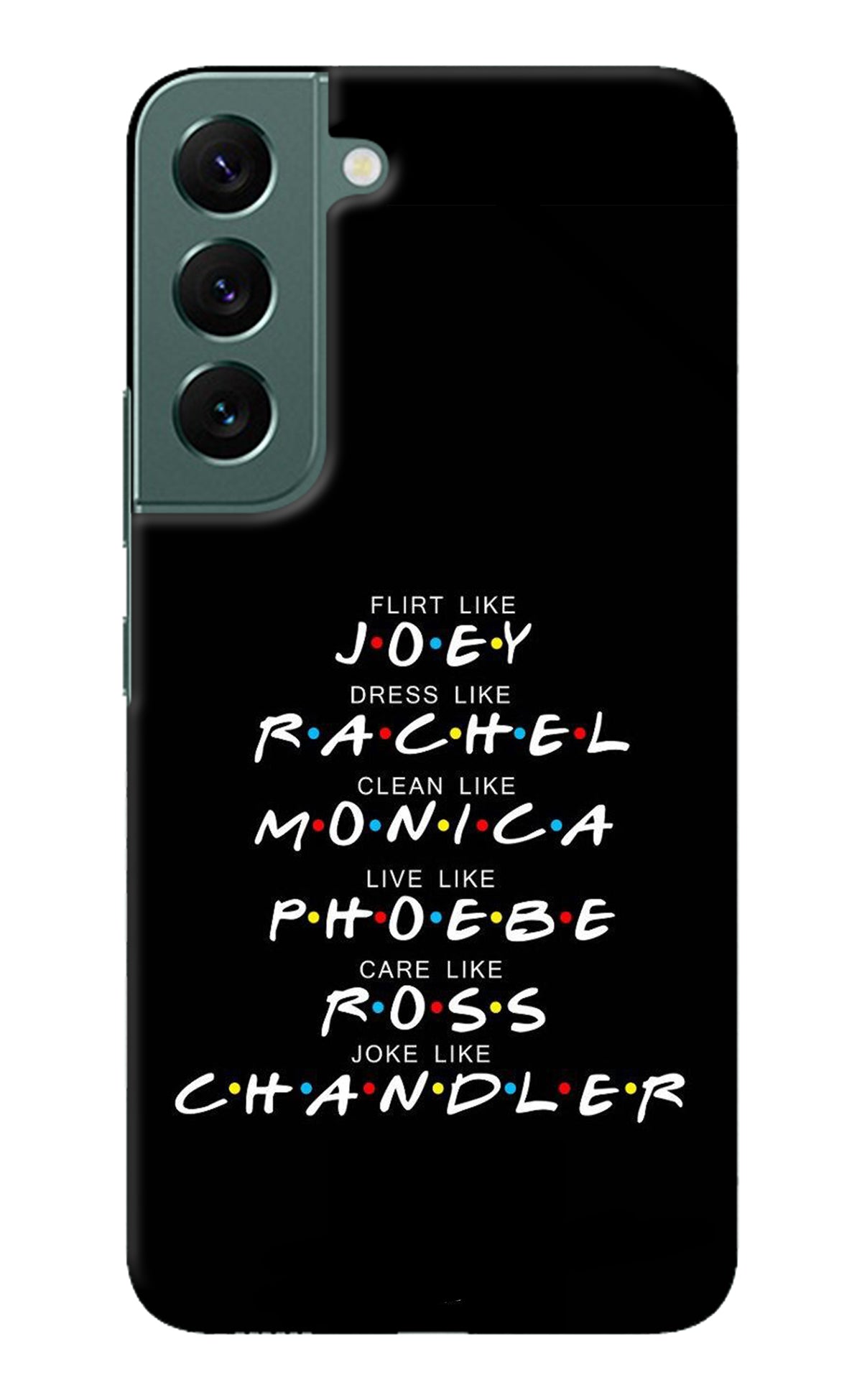 FRIENDS Character Samsung S22 Back Cover