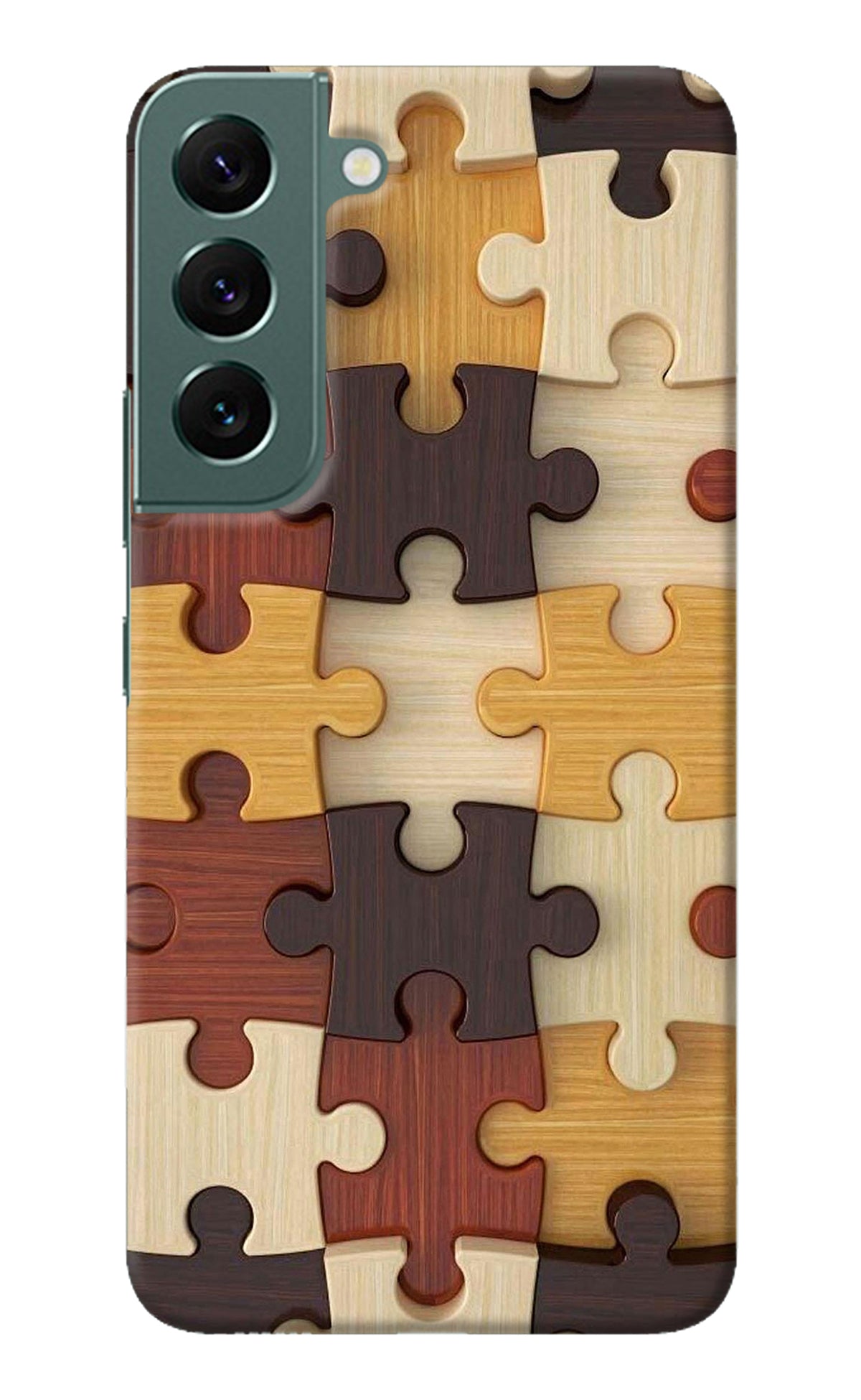 Wooden Puzzle Samsung S22 Back Cover