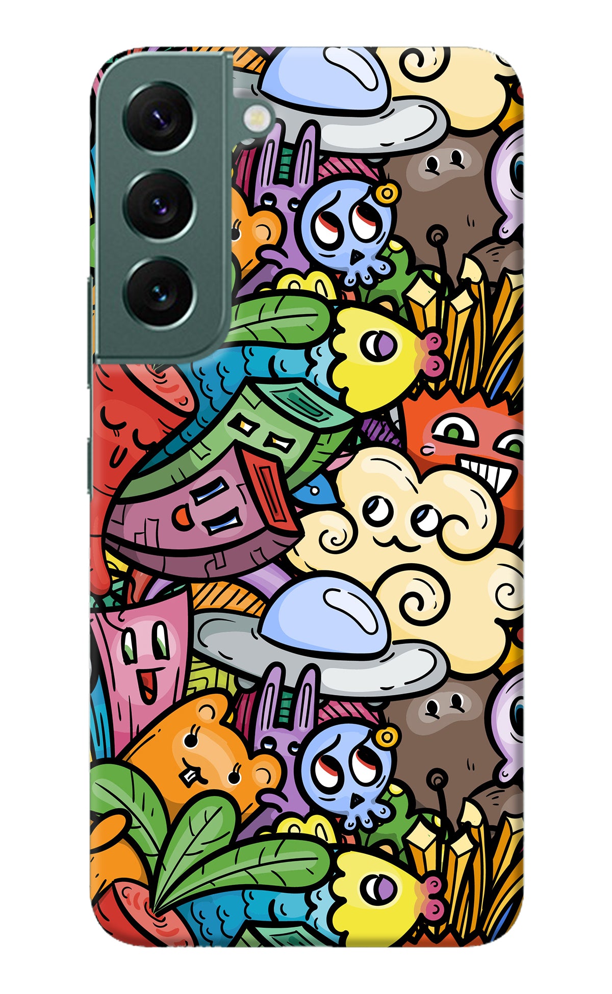 Veggie Doodle Samsung S22 Back Cover