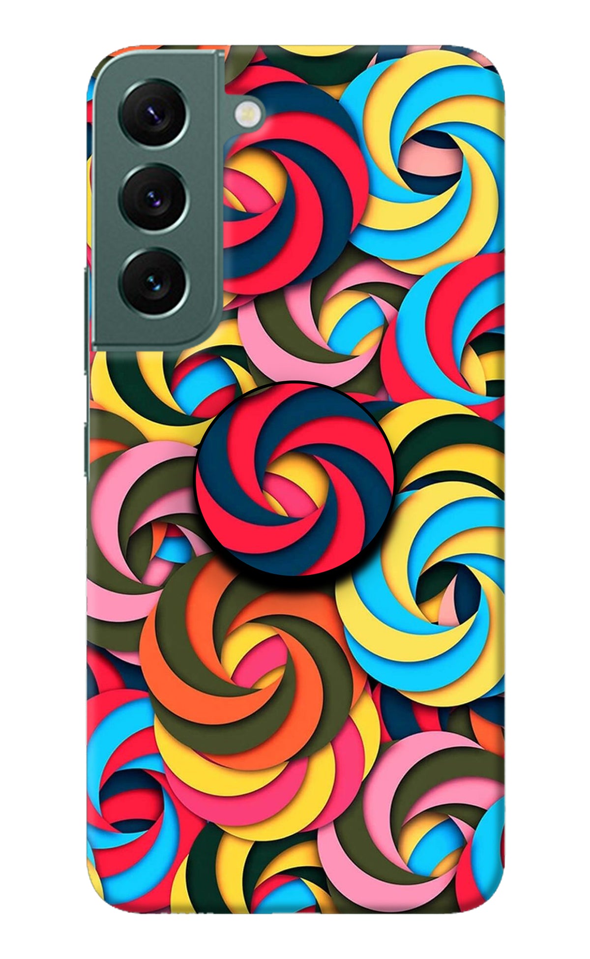 Spiral Pattern Samsung S22 Pop Case