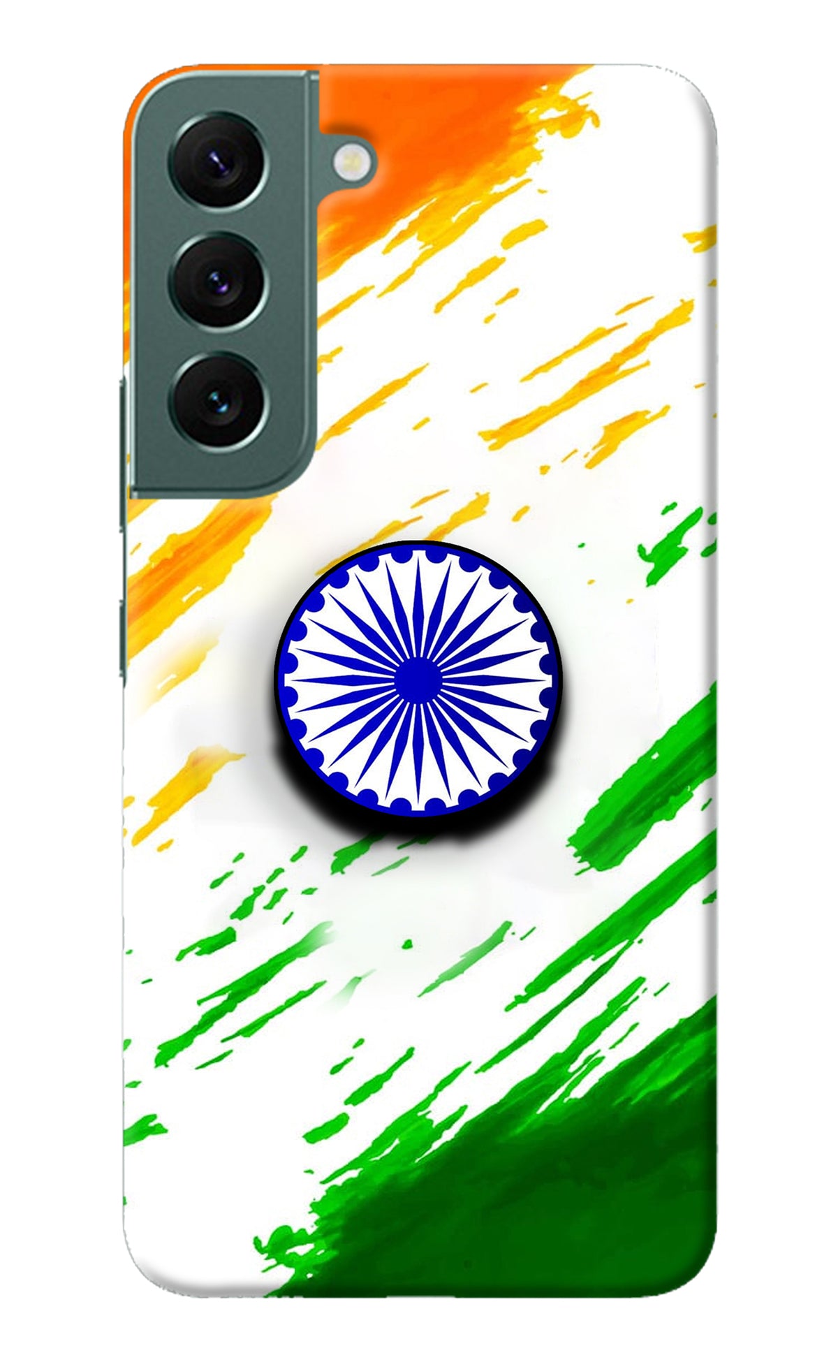 Indian Flag Ashoka Chakra Samsung S22 Pop Case