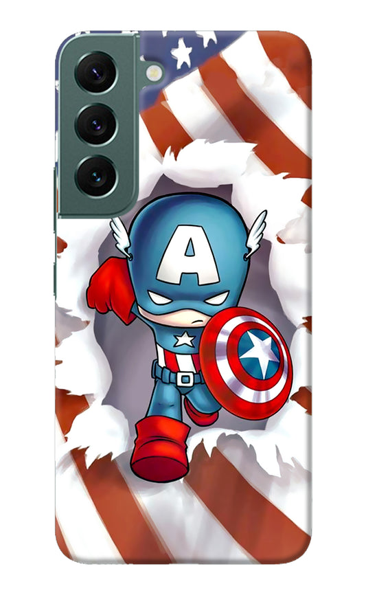 Captain America Samsung S22 Plus Back Cover