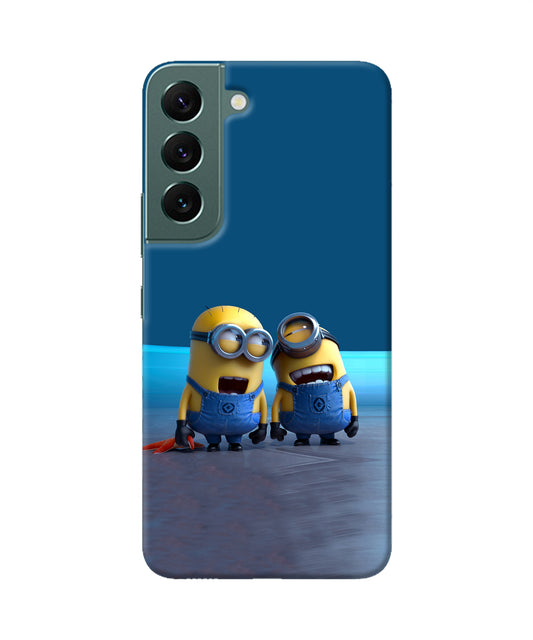 Minion Laughing Samsung S22 Plus Back Cover