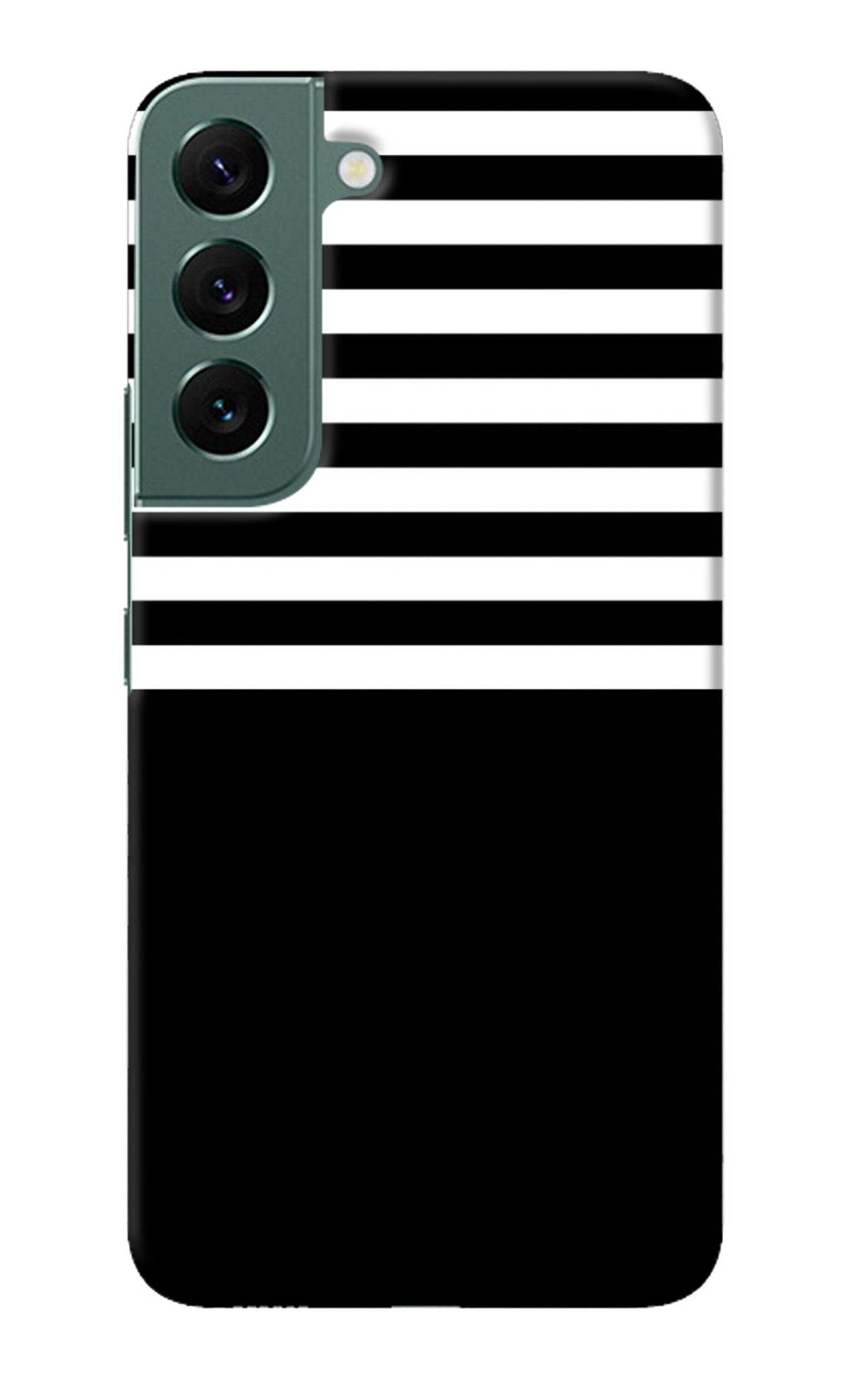 Black and White Print Samsung S22 Plus Back Cover