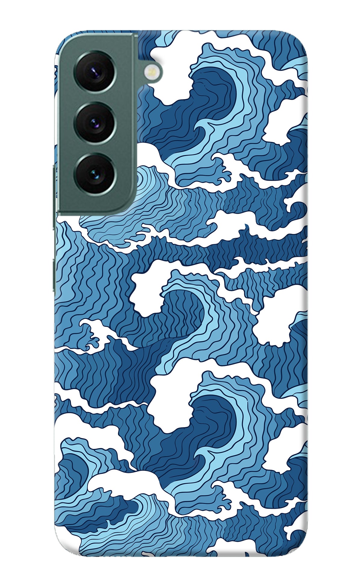 Blue Waves Samsung S22 Plus Back Cover