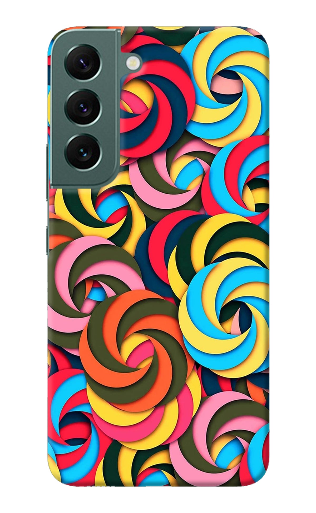 Spiral Pattern Samsung S22 Plus Back Cover