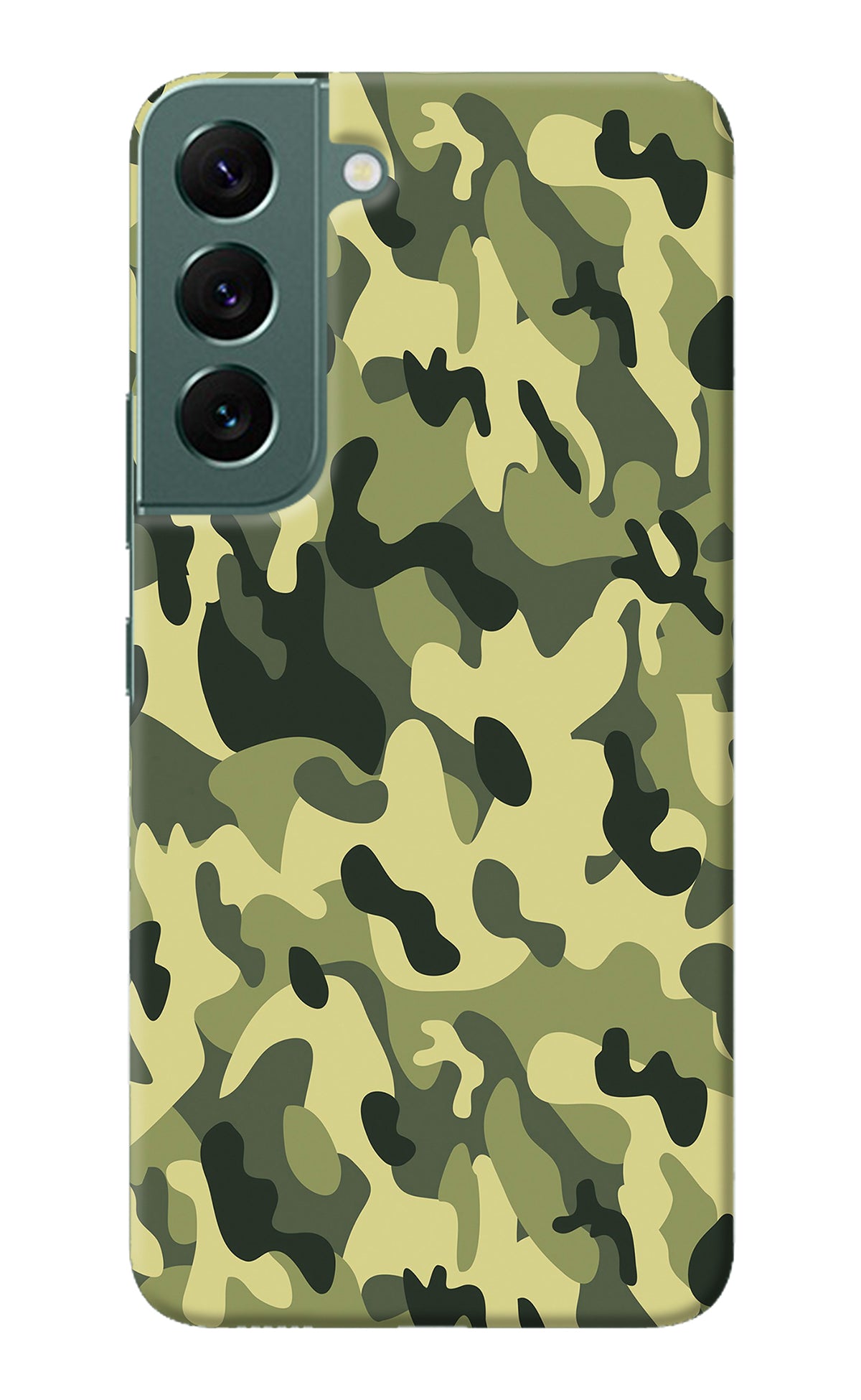 Camouflage Samsung S22 Plus Back Cover