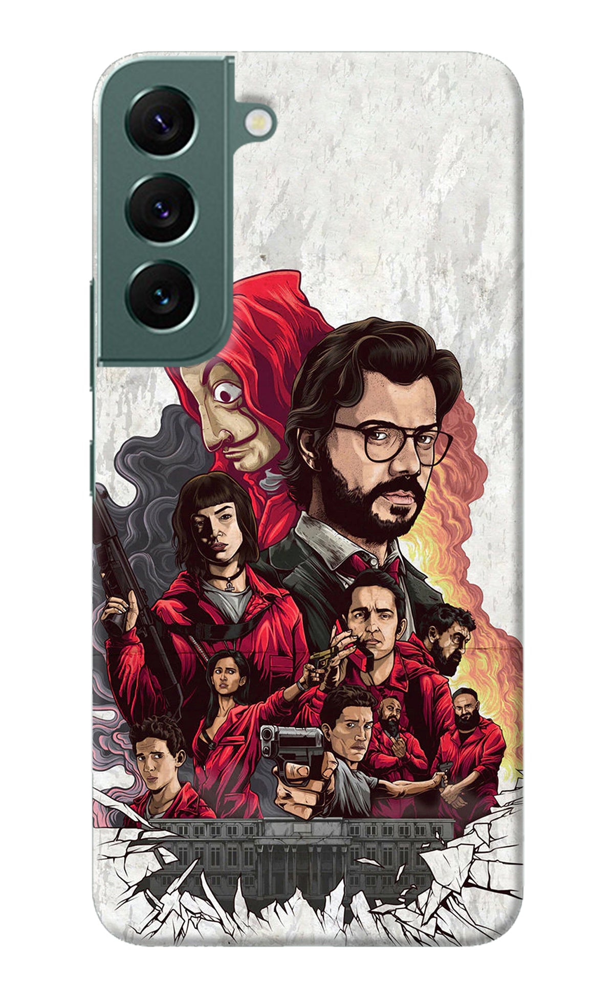 Money Heist Artwork Samsung S22 Plus Back Cover