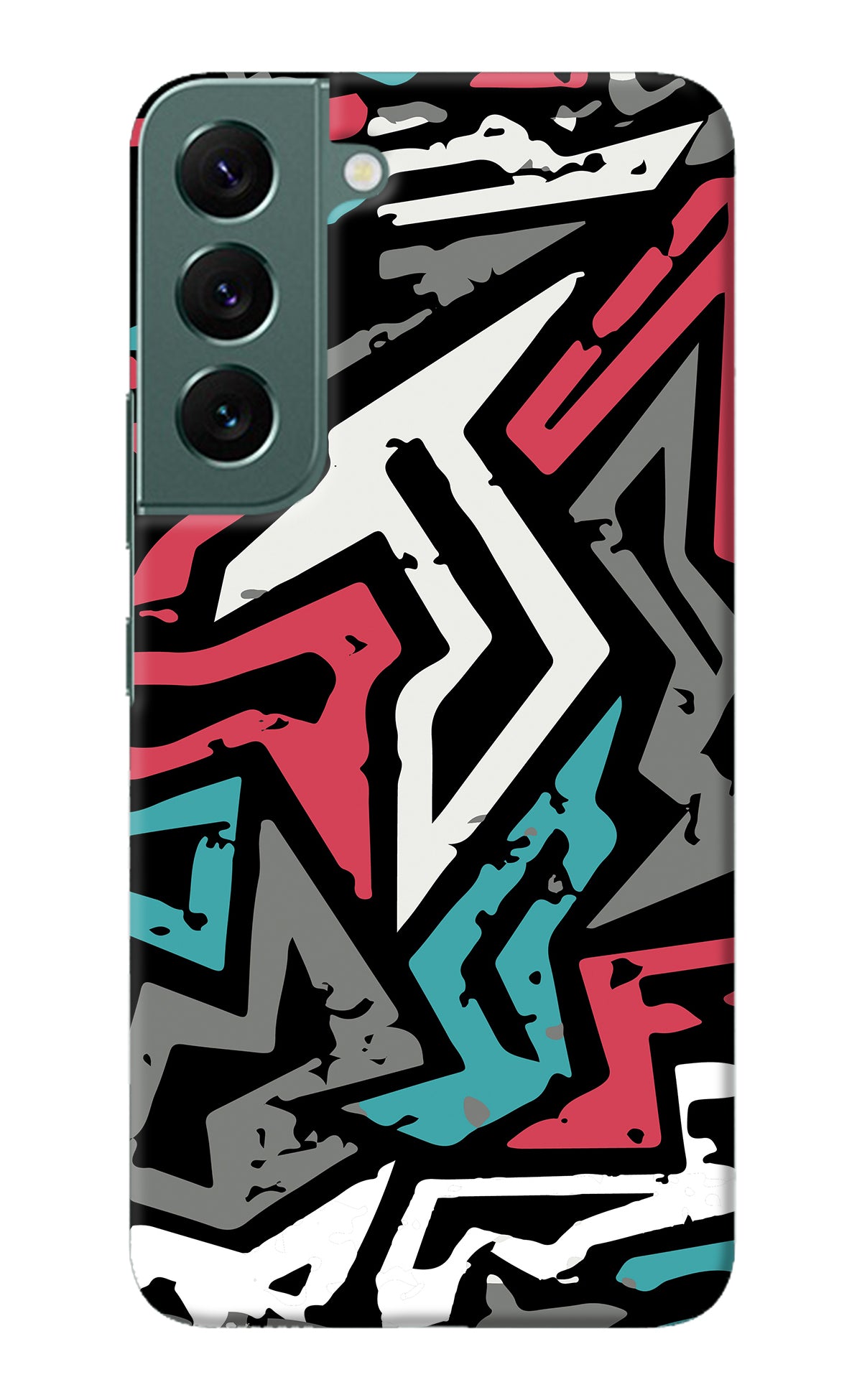 Geometric Graffiti Samsung S22 Plus Back Cover