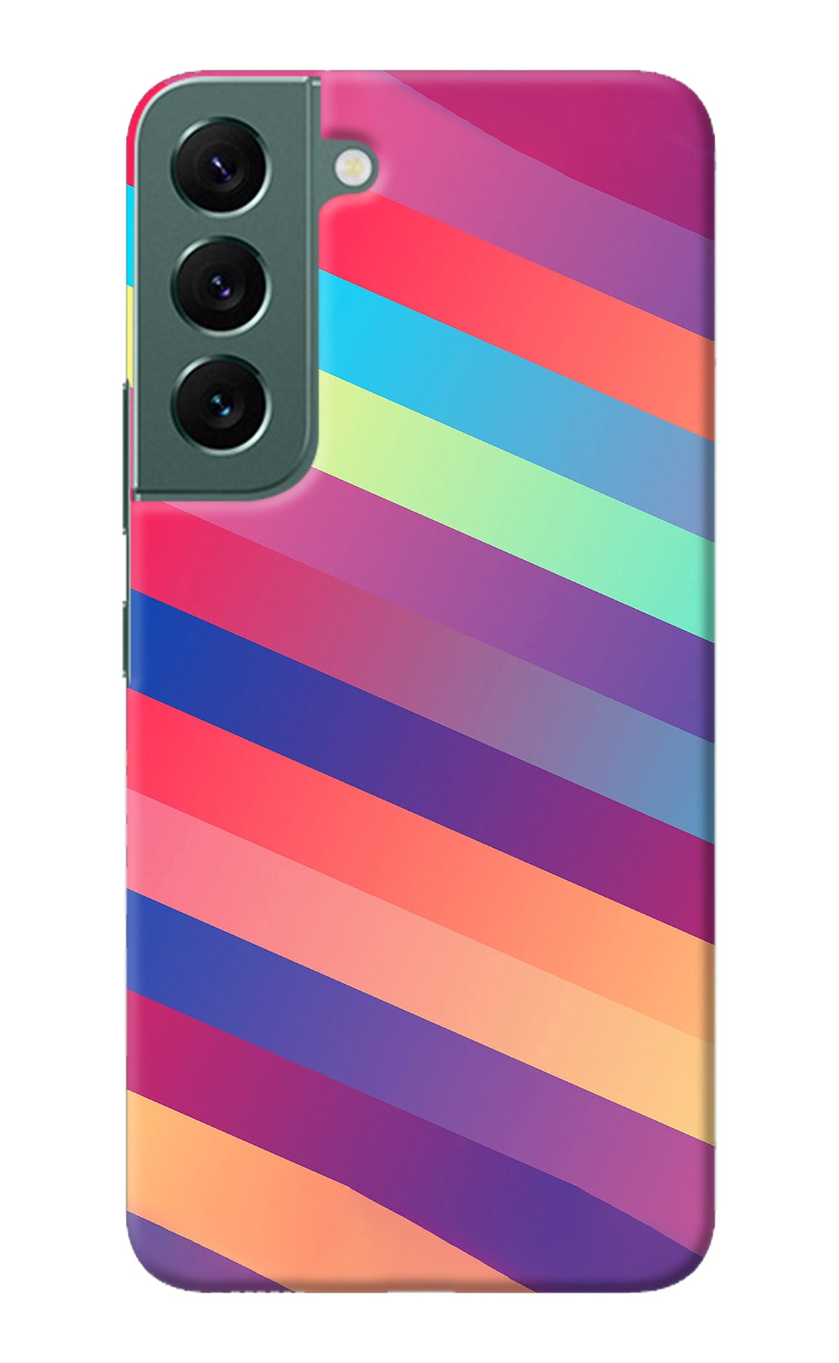 Stripes color Samsung S22 Plus Back Cover