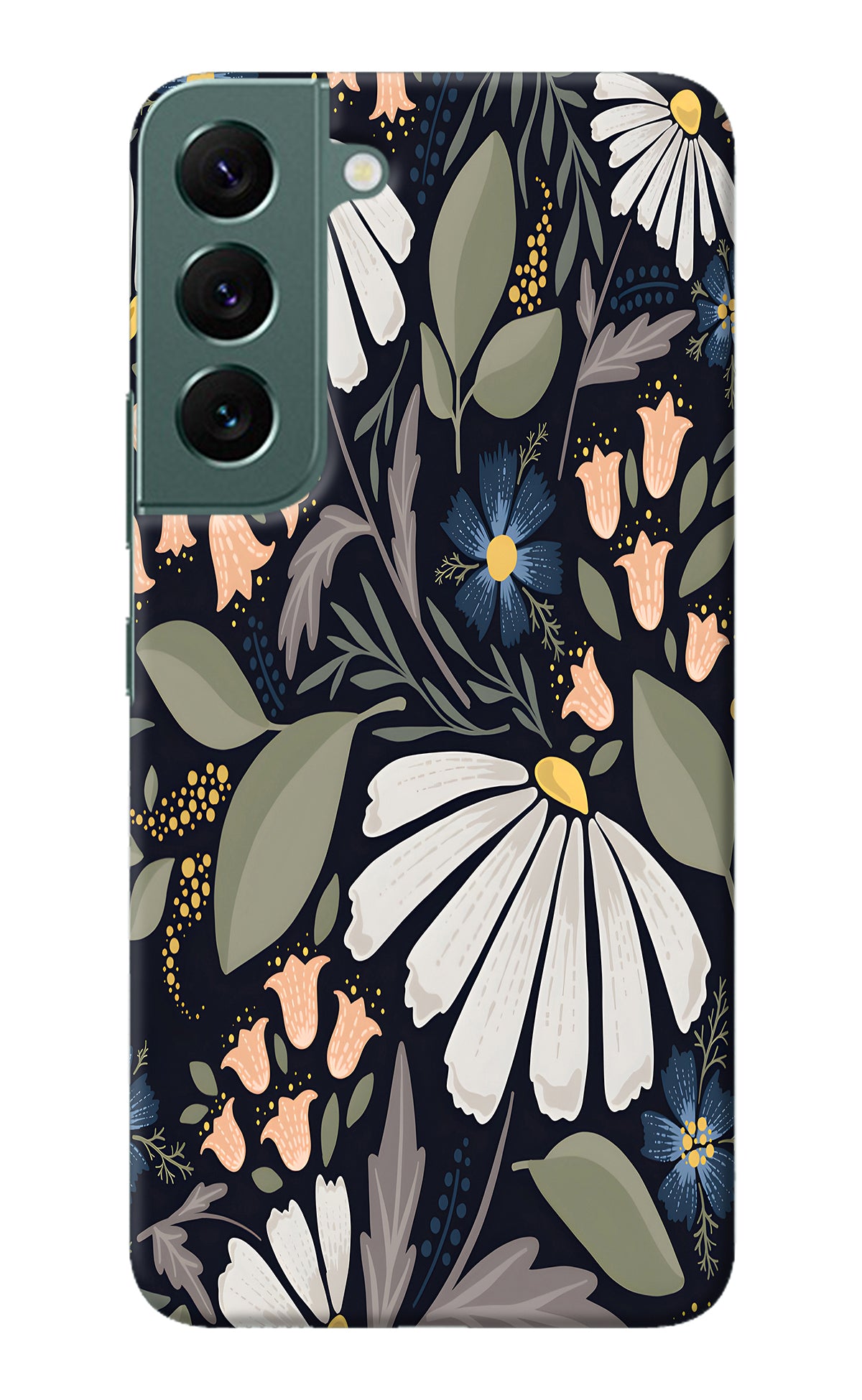 Flowers Art Samsung S22 Plus Back Cover